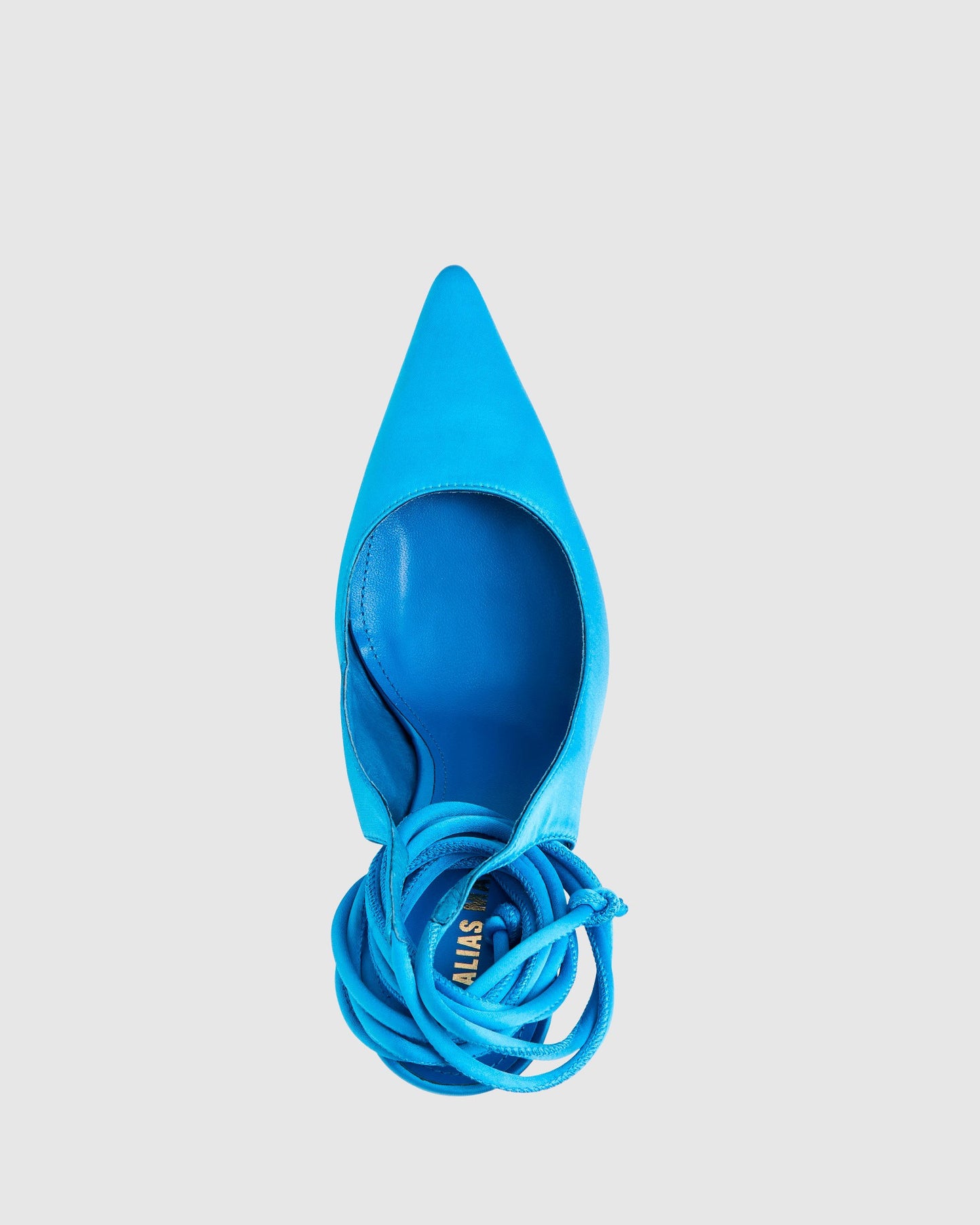 Bobby Heels Blue Satin
