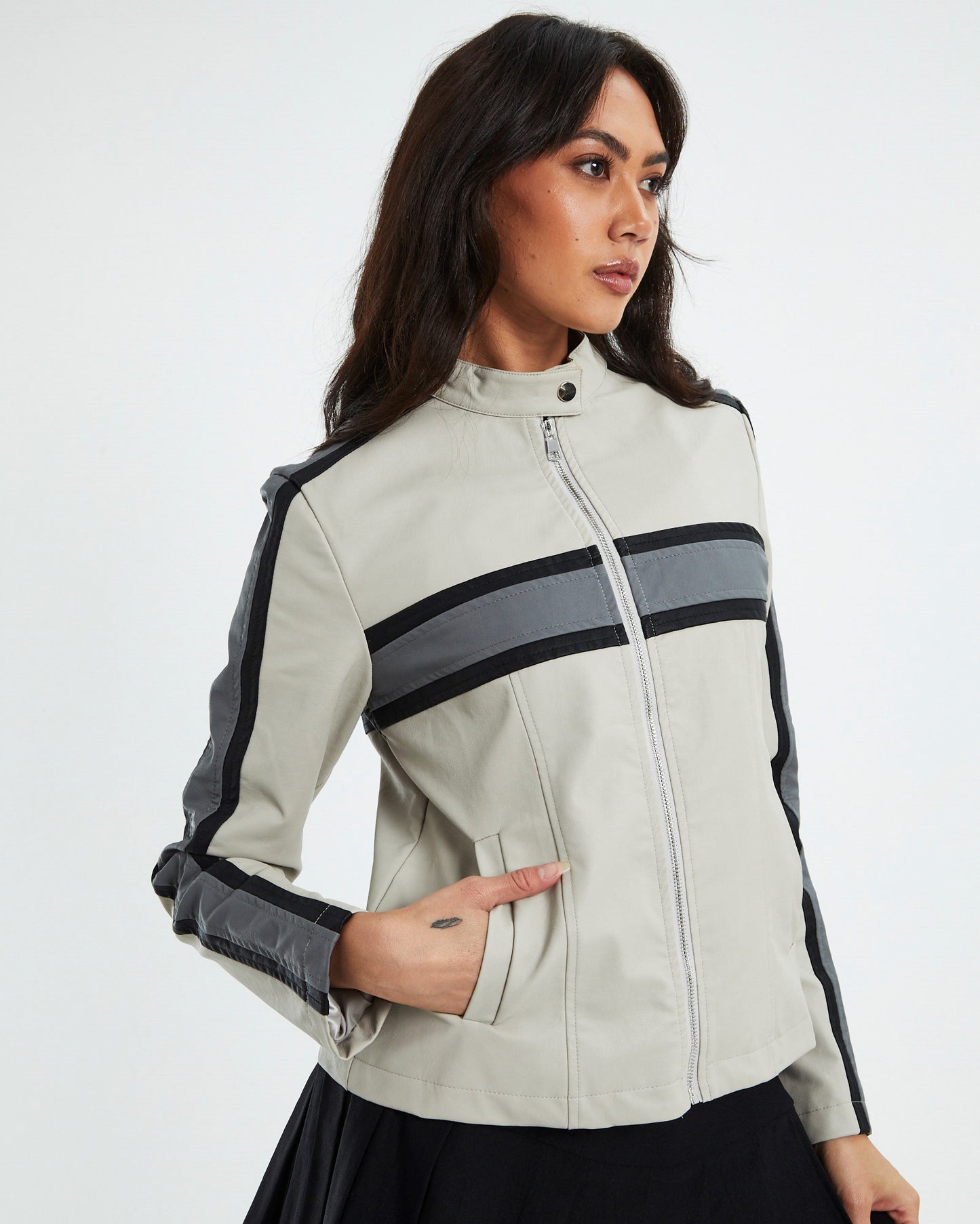 Oliver Jacket Silver Grey