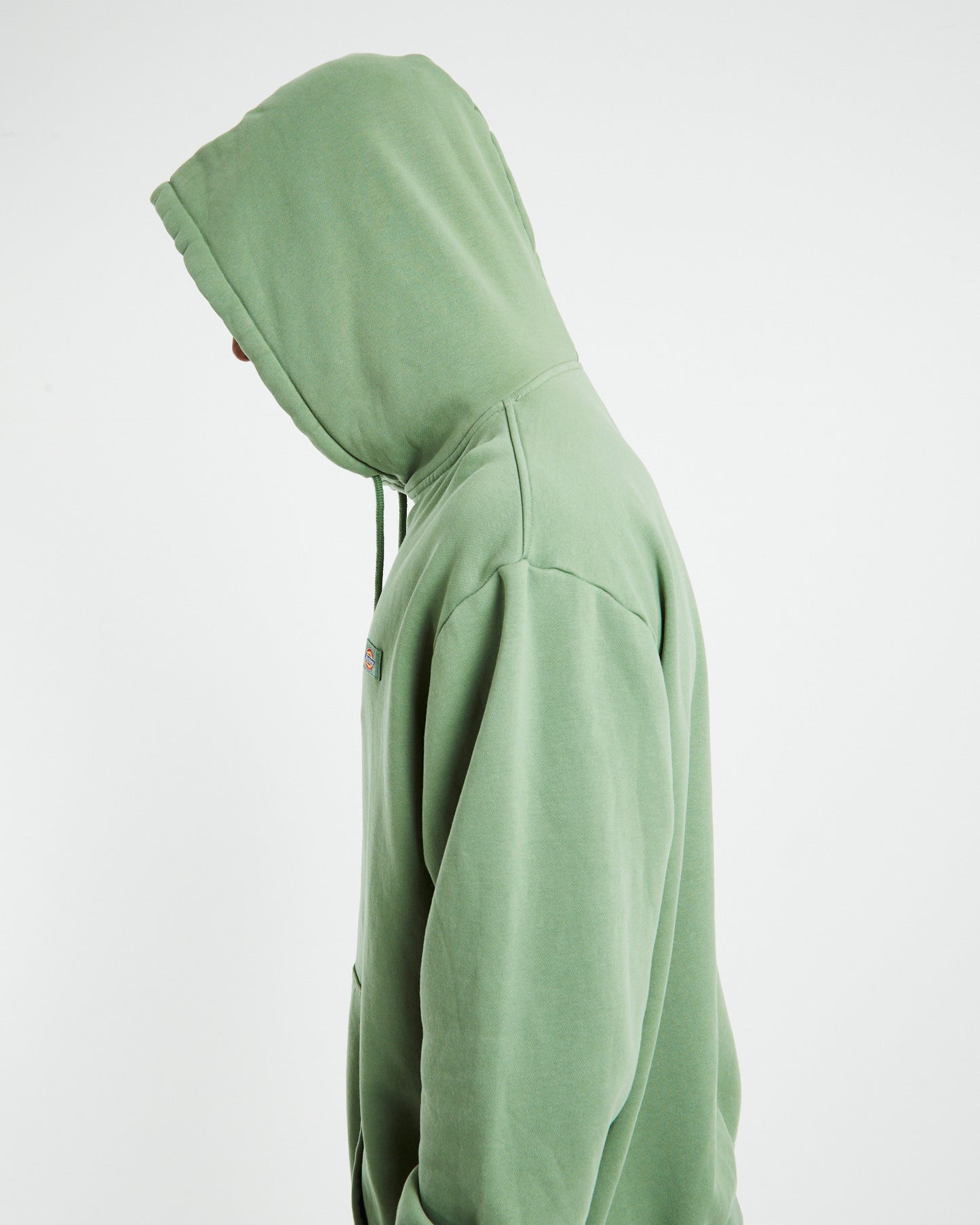 Classic Label Hoodie Washed Jade