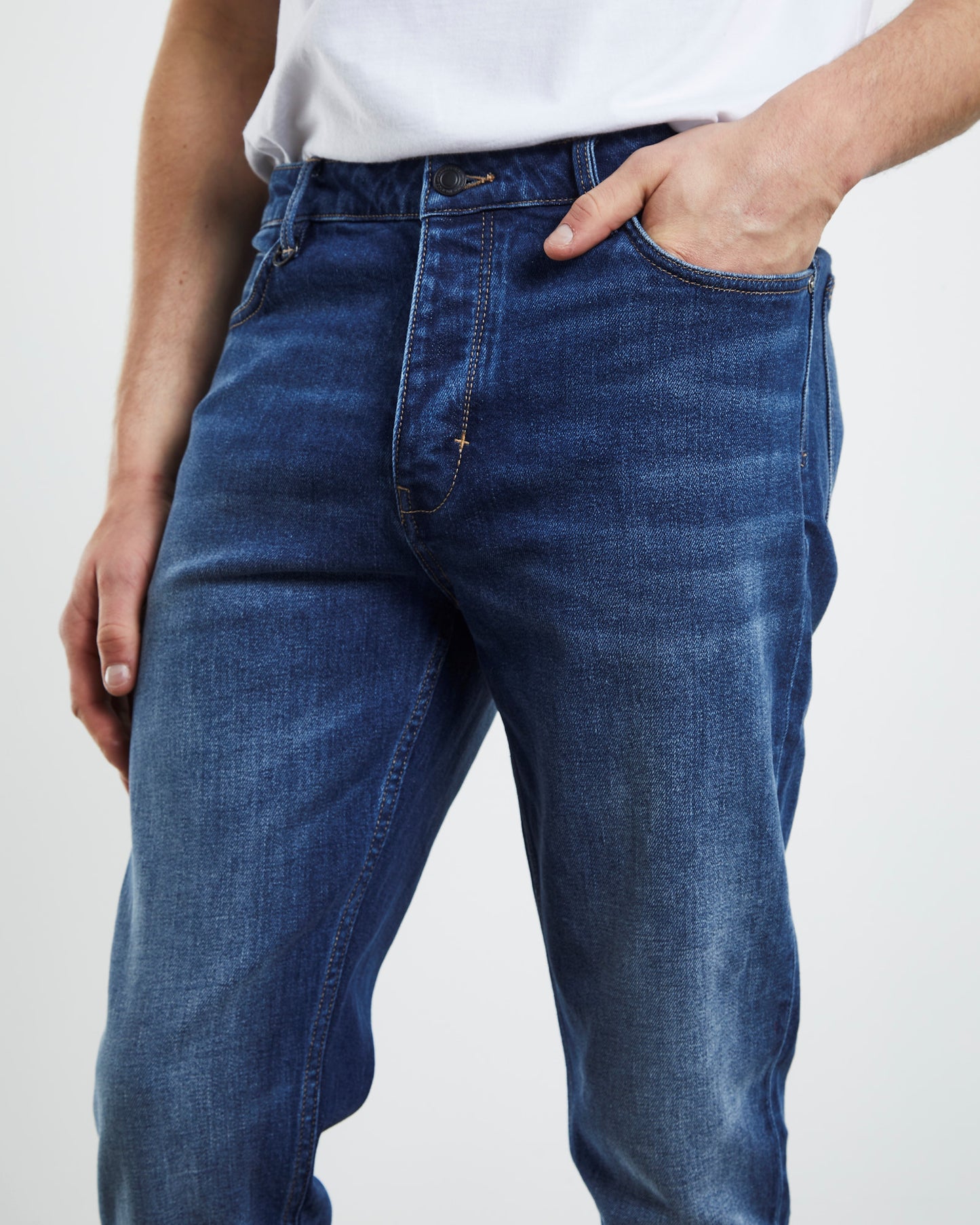 Ray Tapered Slim Denim Jeans Sometime