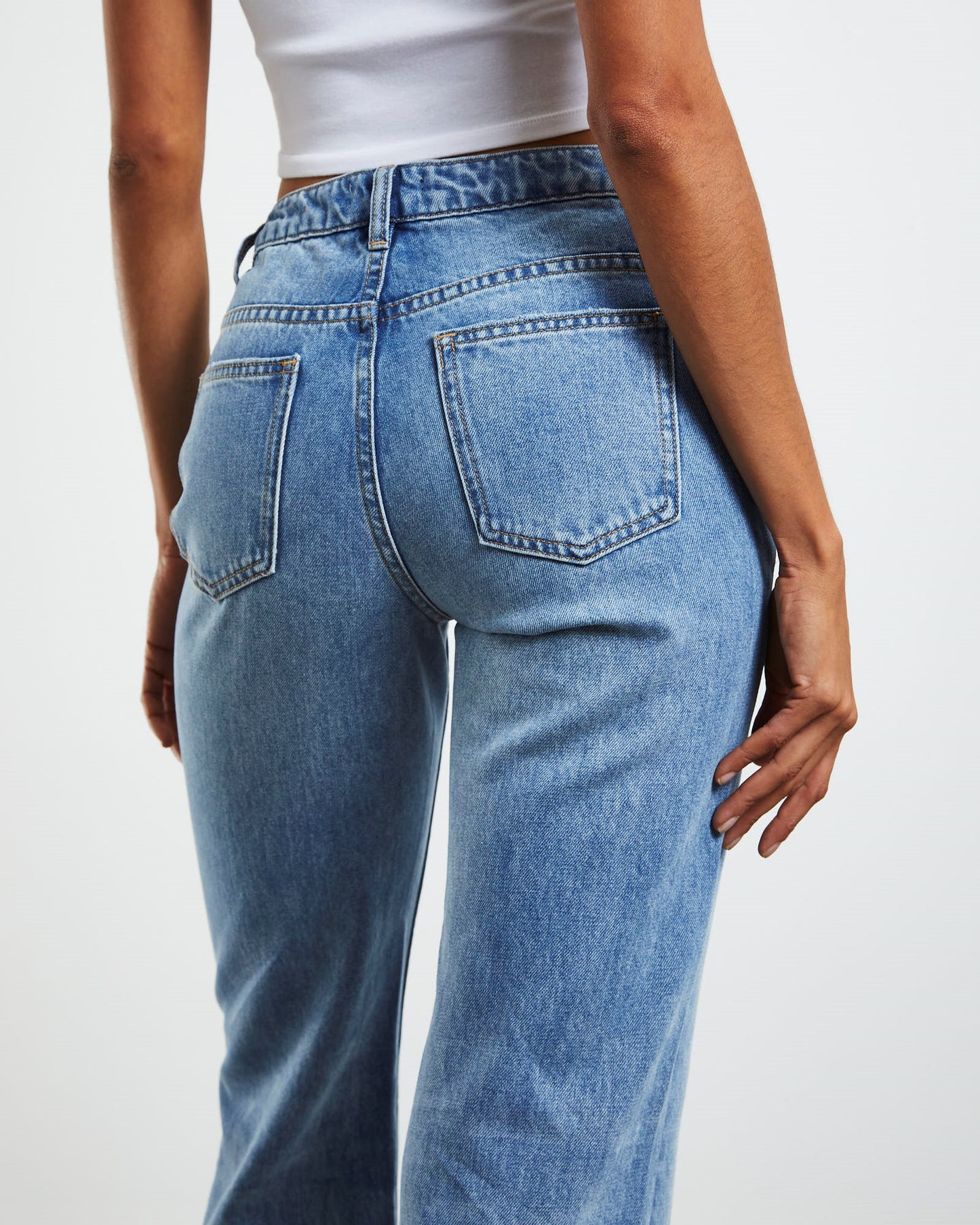 Marley Low Rise Straight Leg Jeans 90's Blue