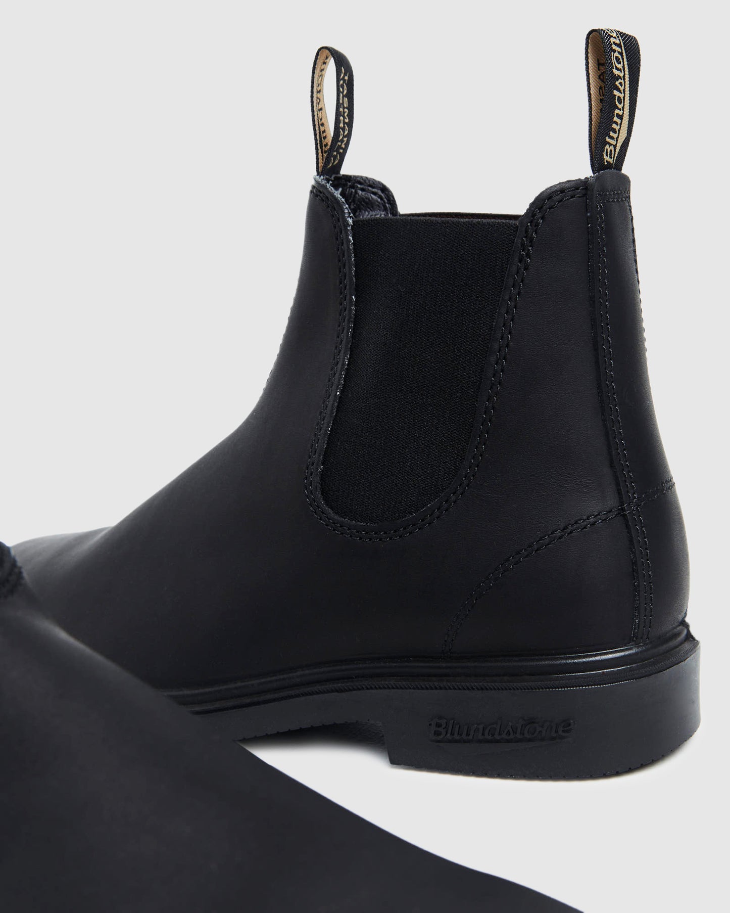 063 Leather Dress Boots Black