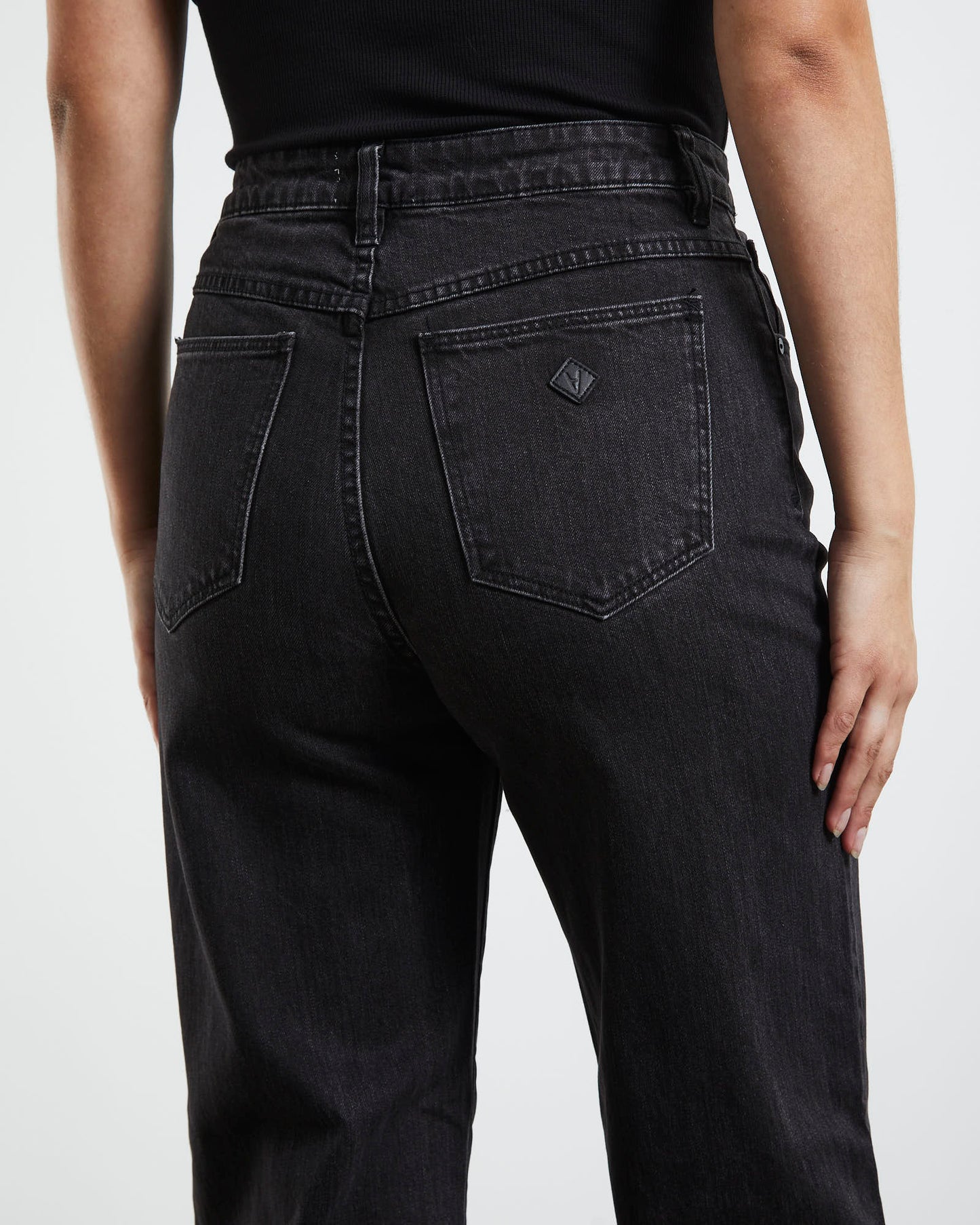 94 High Straight Jeans Teri Black