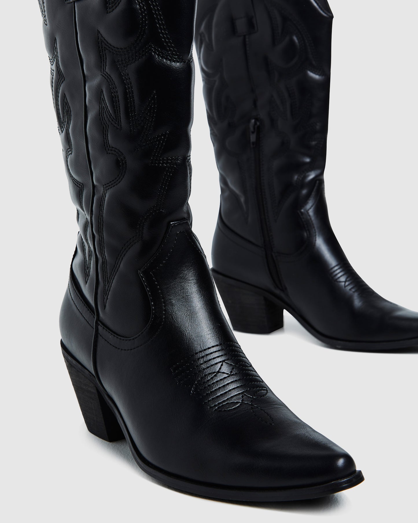 Bo Cowboy Boots Black