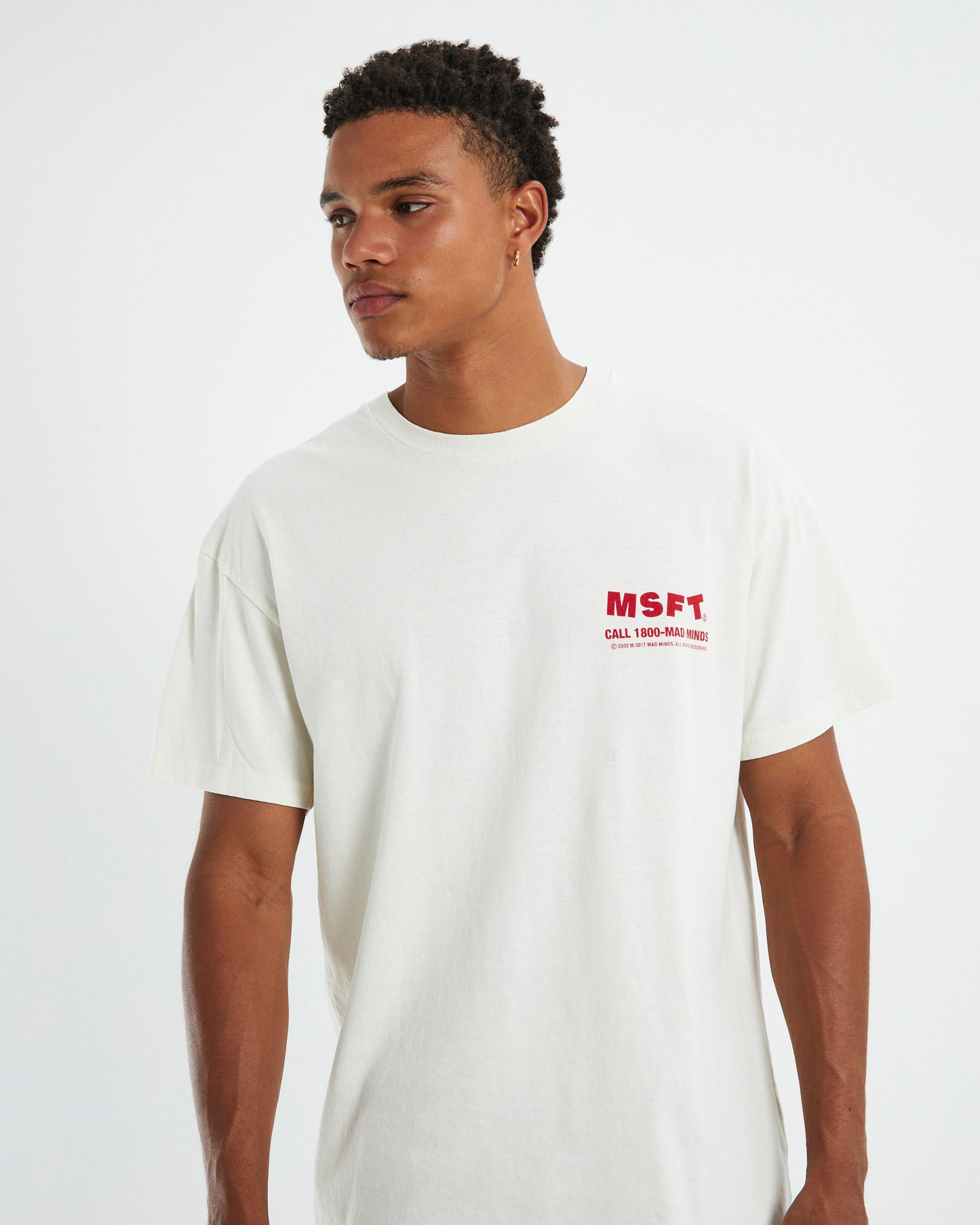 Coast Caller 50/50 Short Sleeve T-Shirt Thrift White