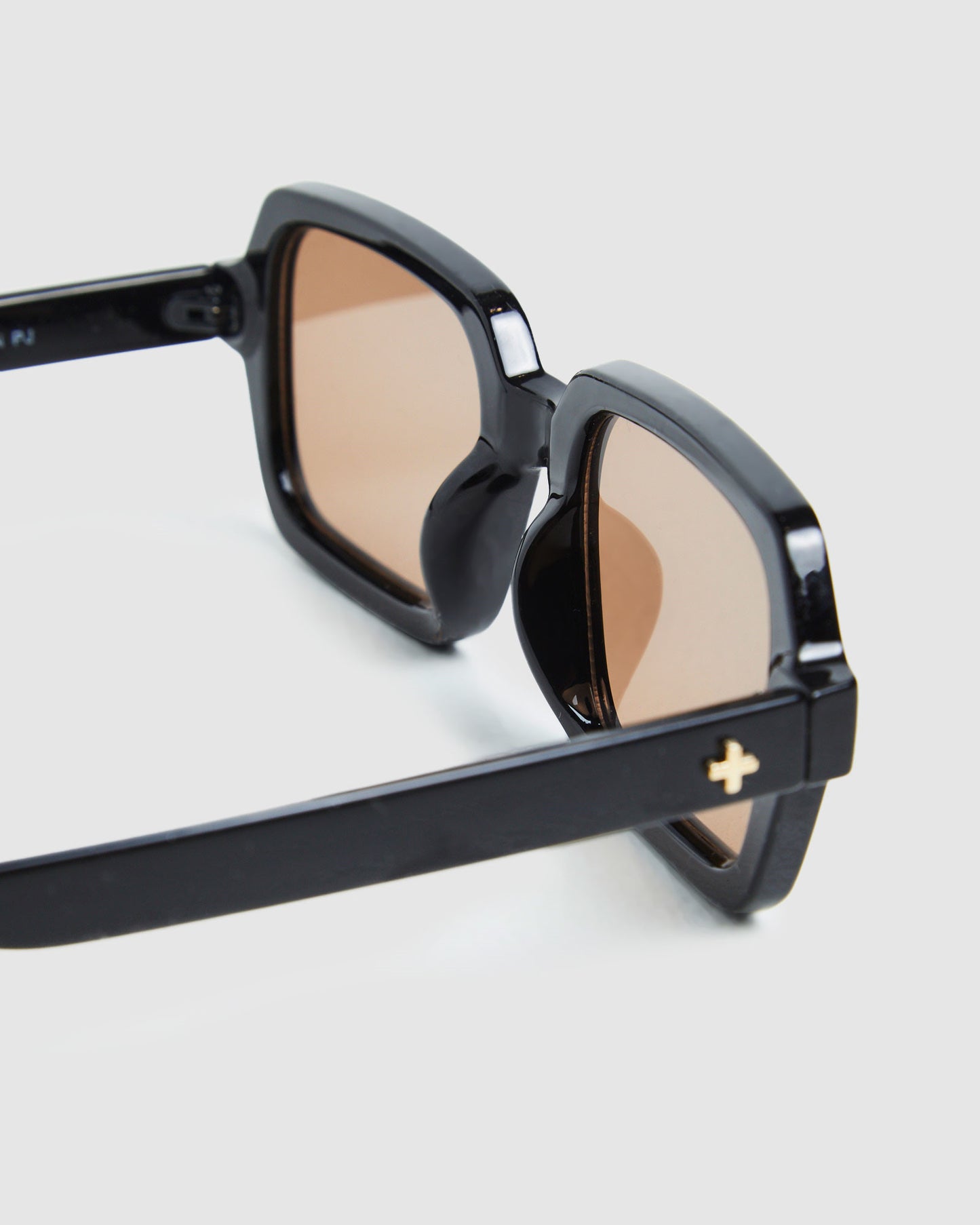 Elise Sunglasses Black/Brown