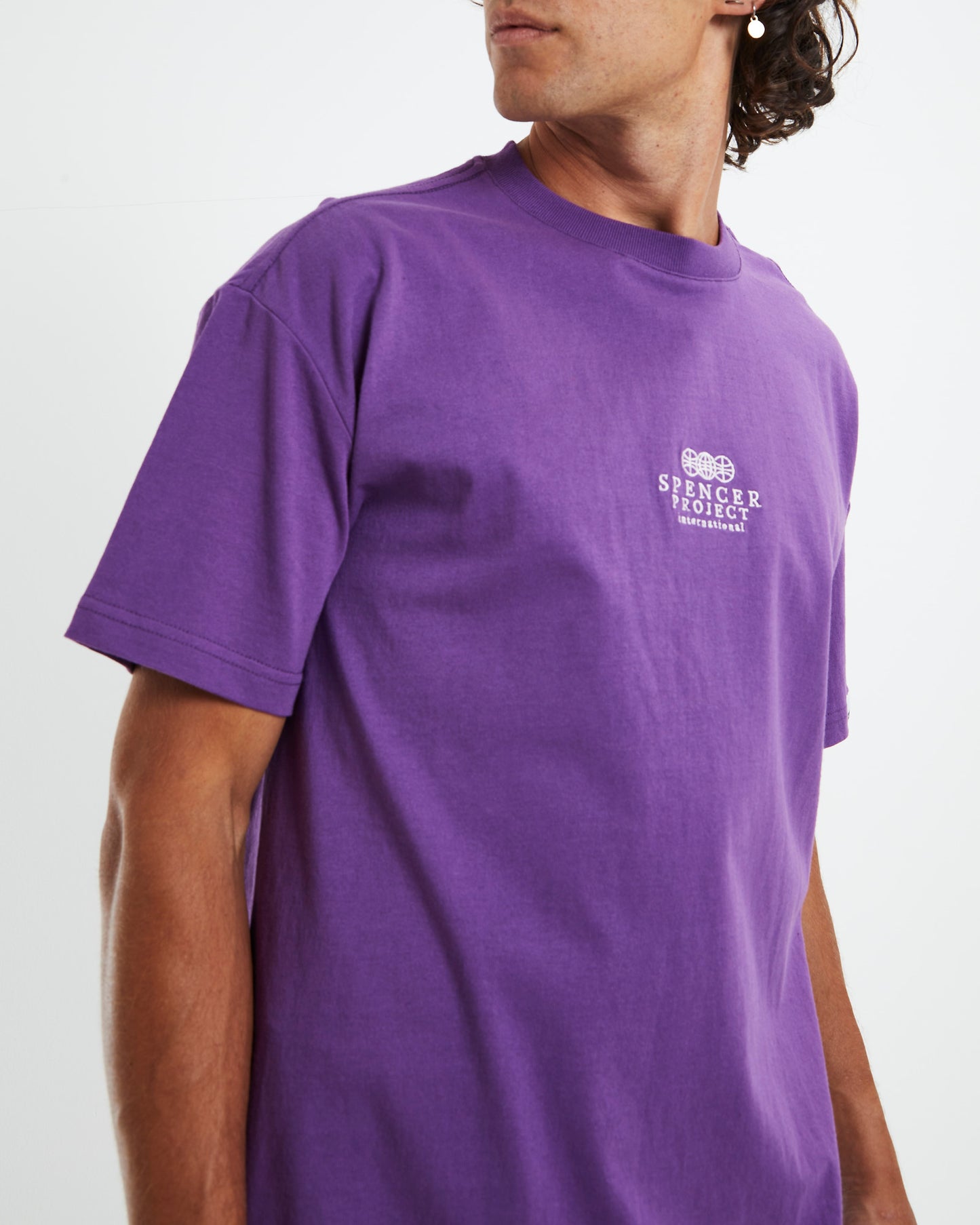 Court Short Sleeve T-Shirt Berry Purple