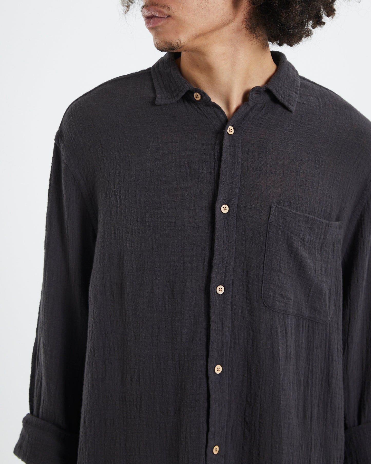 Louie Long Sleeve Shirt Black