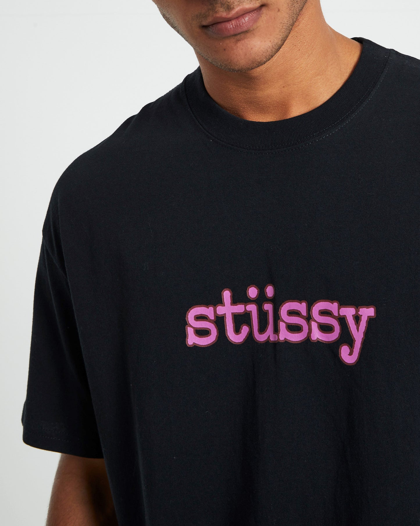 Typewriter Short Sleeve T-shirt Black
