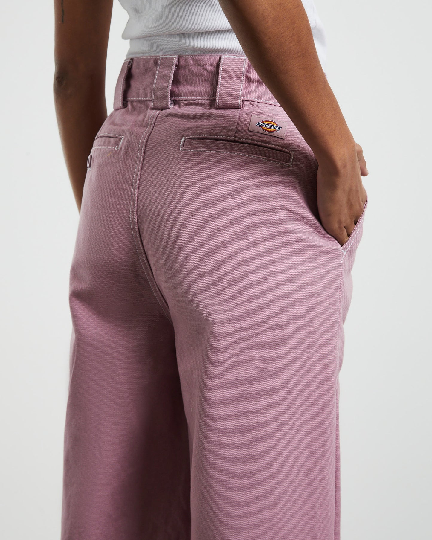 Jasper Wide Leg Pants Mauve Pink