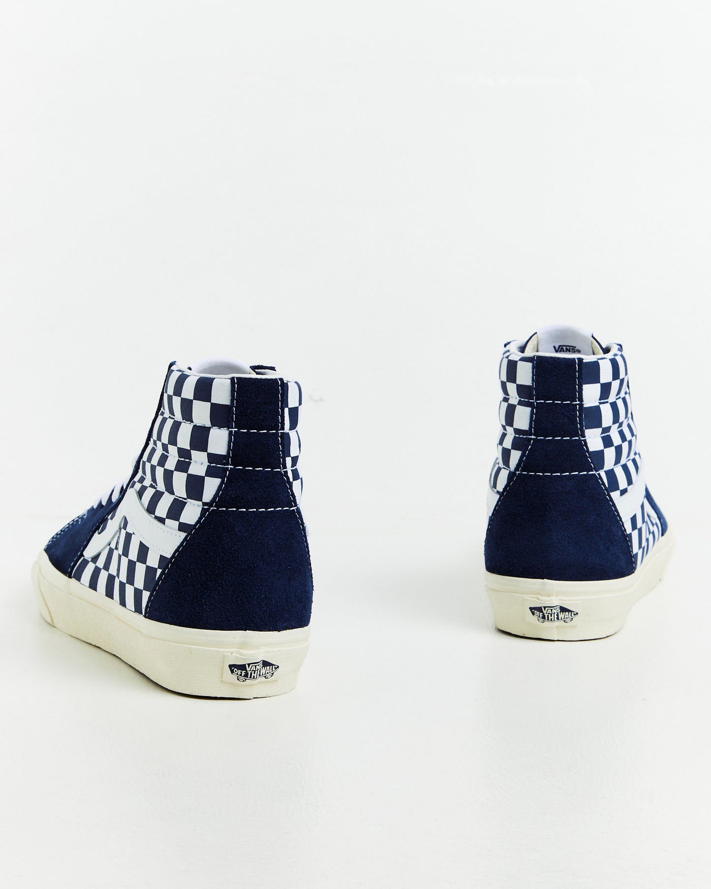 SK8-Hi Top Sneakers Checkerboard Dress Blue/White