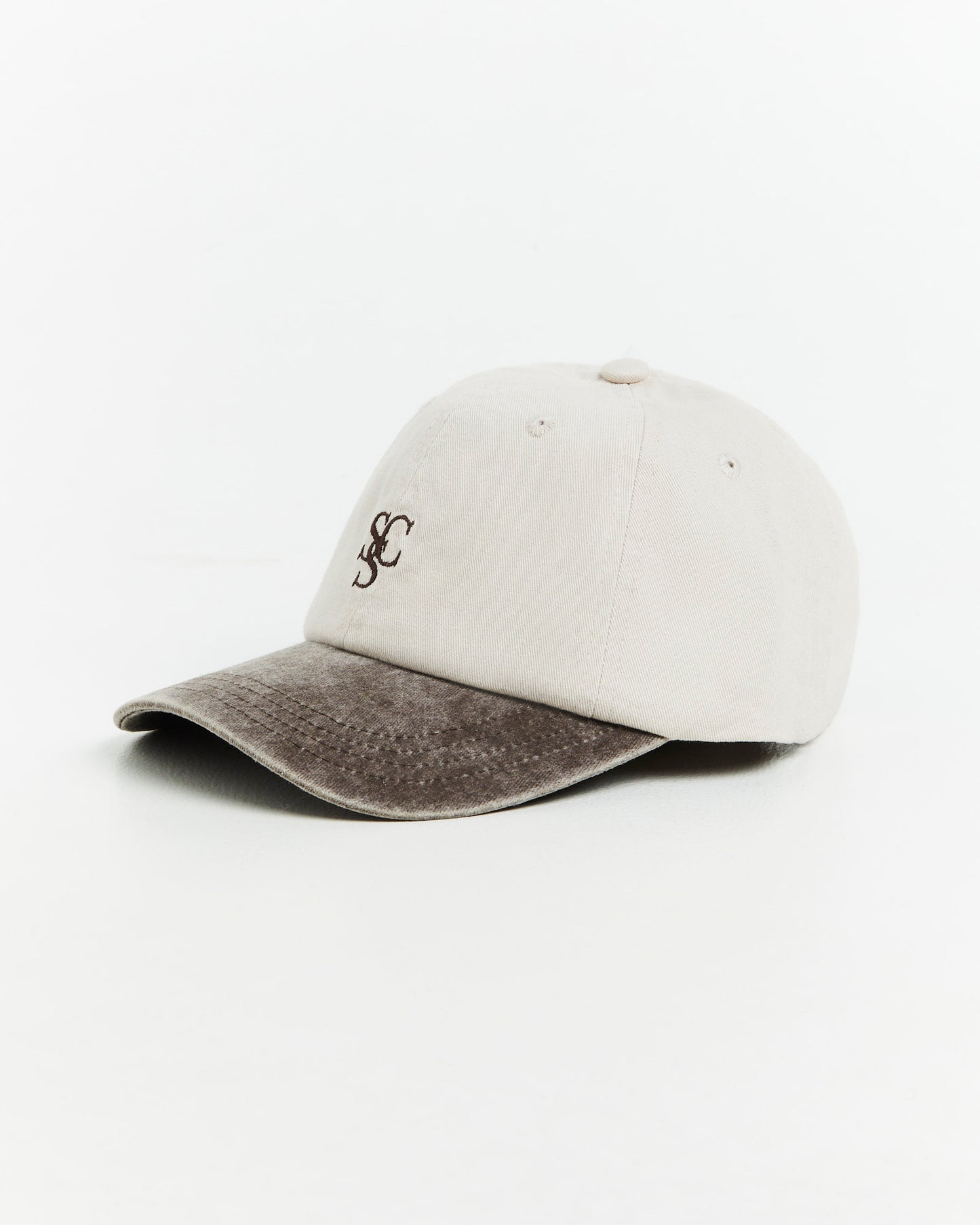 Stone Washed Cap Cocoa Brown
