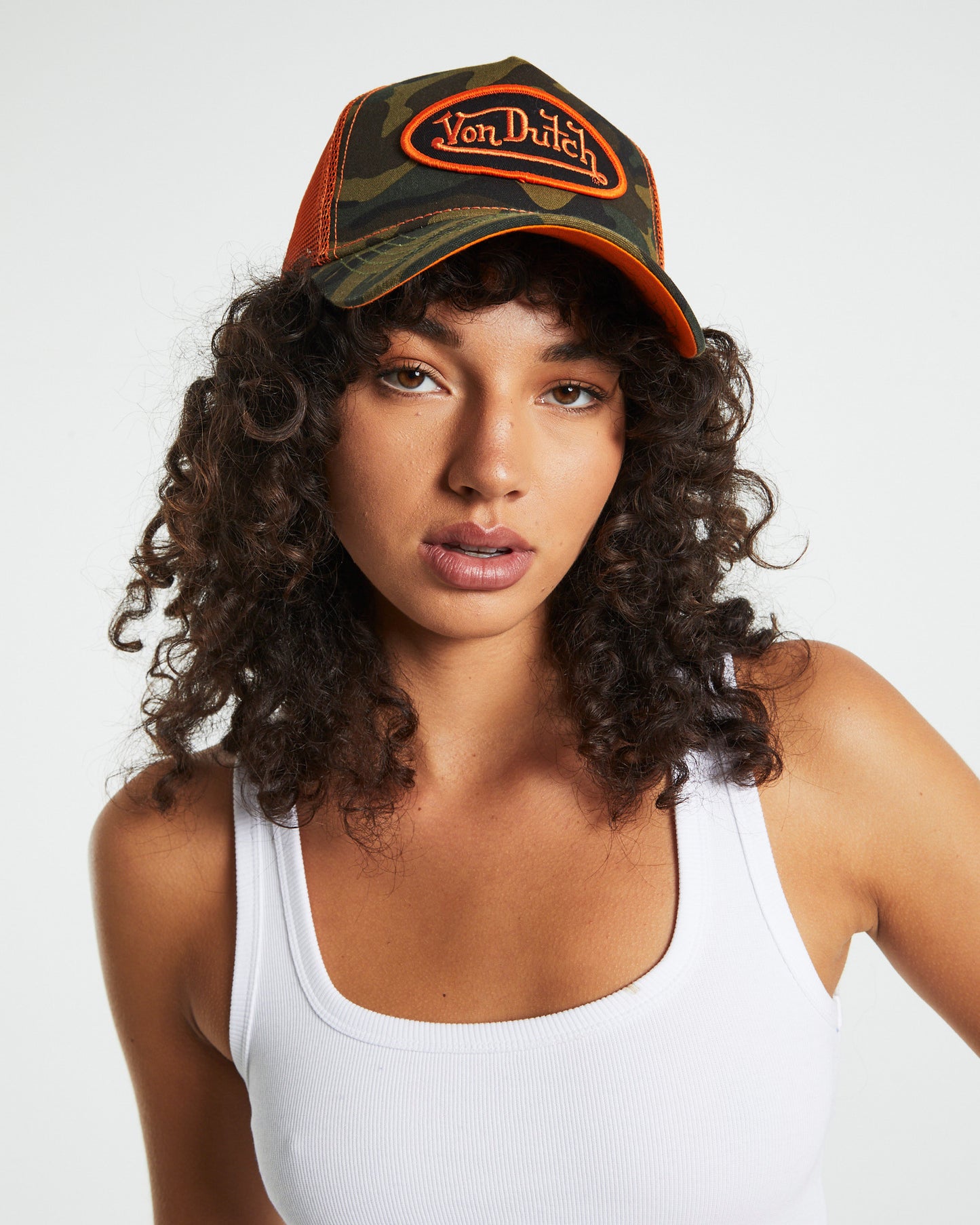 270 Trucker Cap in Camo Green