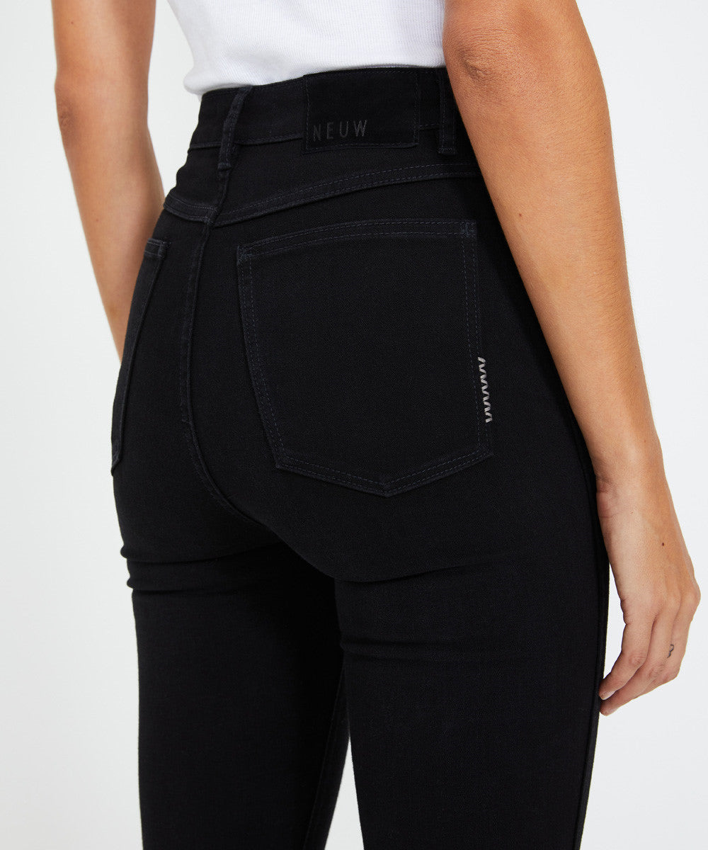 Marilyn Skinny Jeans Black Silk