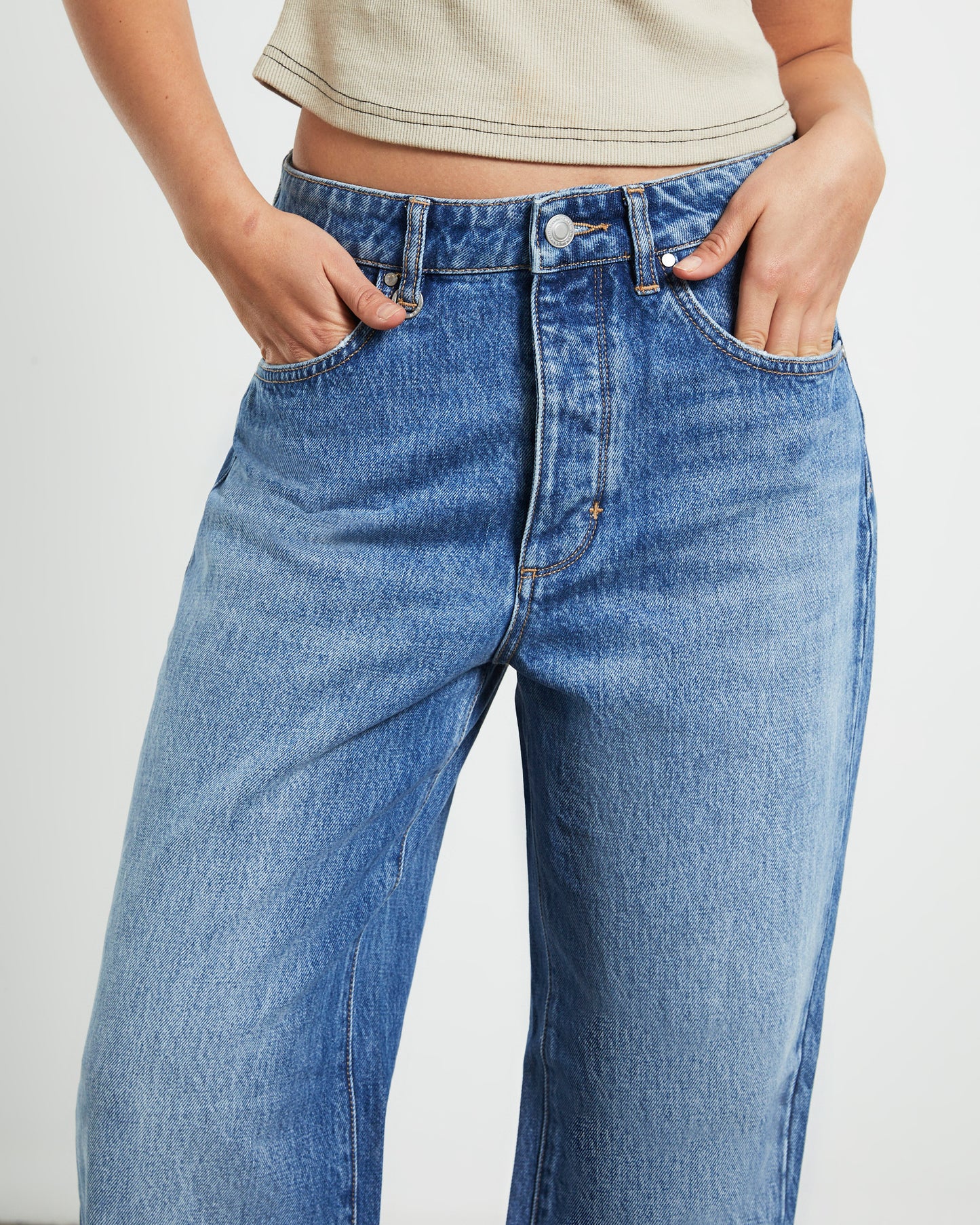 Coco Relaxed Denim Jeans Testament