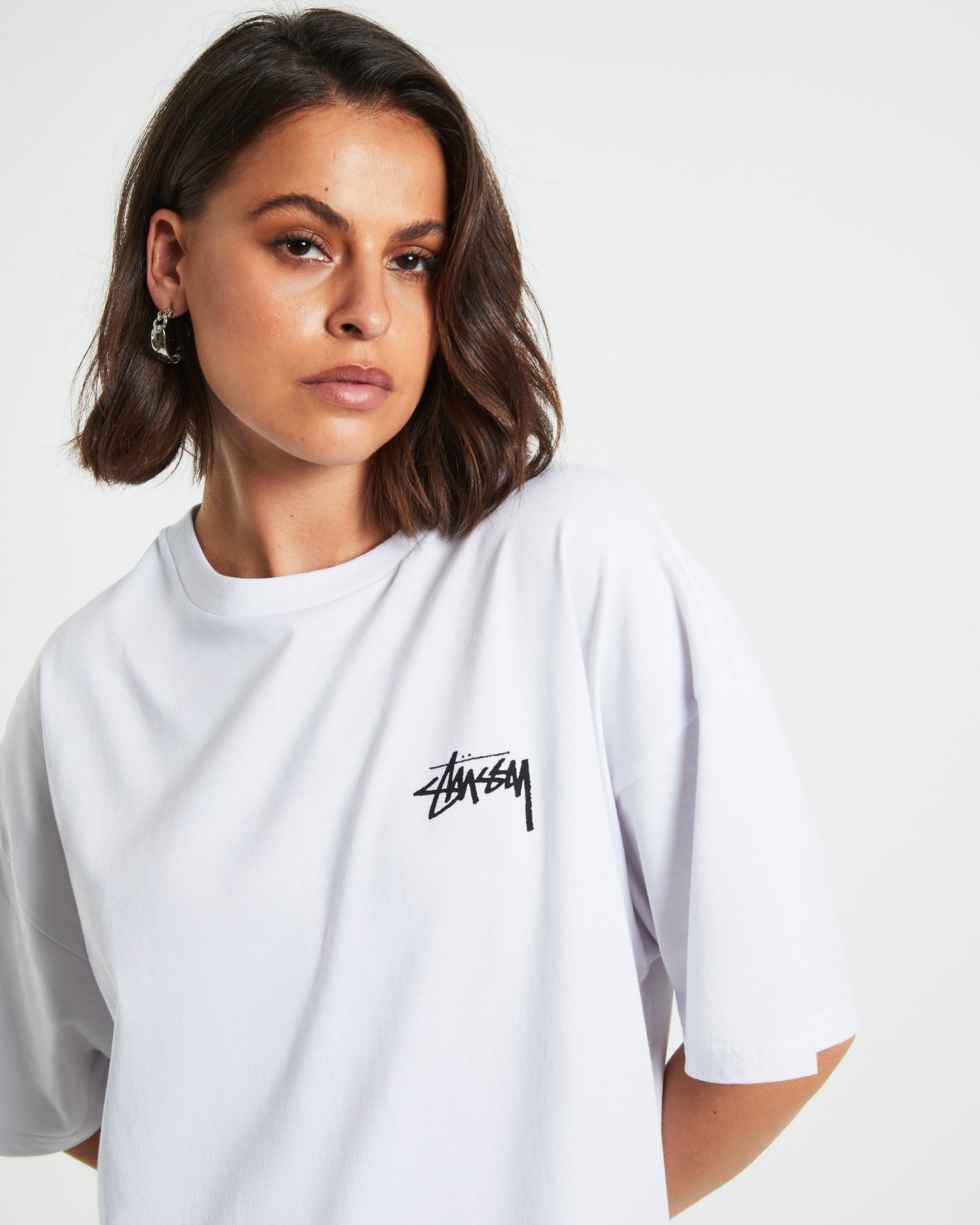 Venus Relaxed Short Sleeve Tee in White