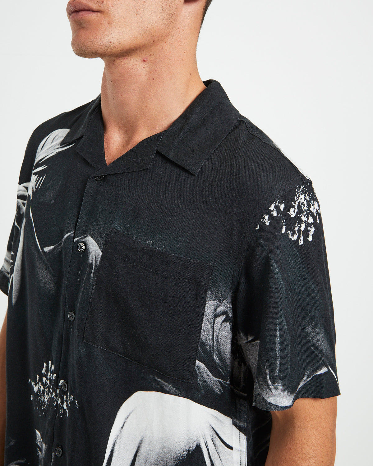 Joy Division Closer Short Sleeve Shirt in Black BLACK