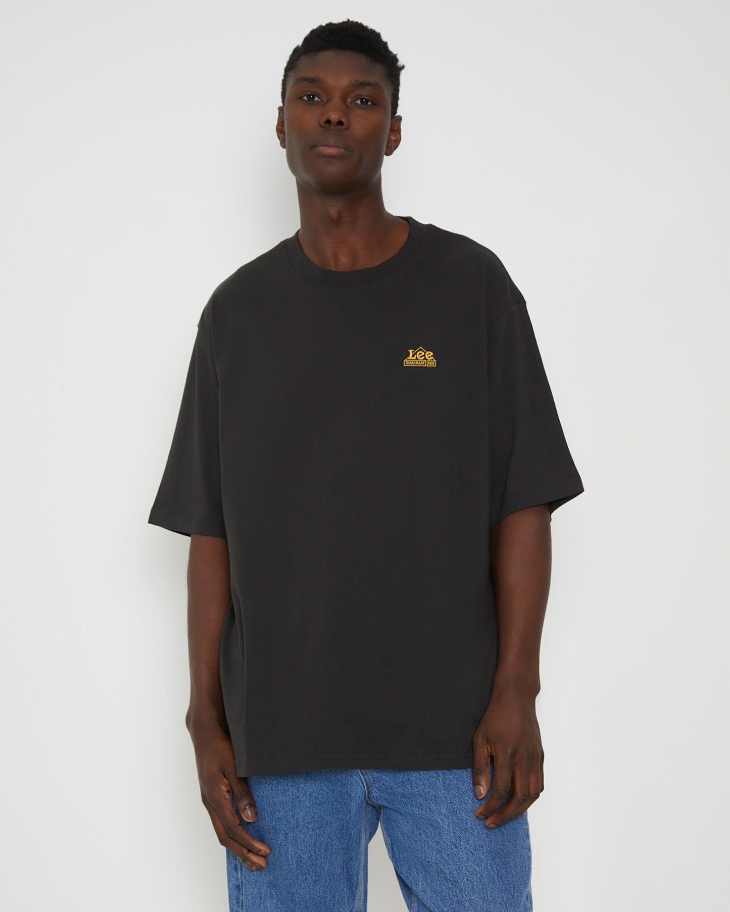 Kansas Baggy Short Sleeve T-Shirt in Worn Black
