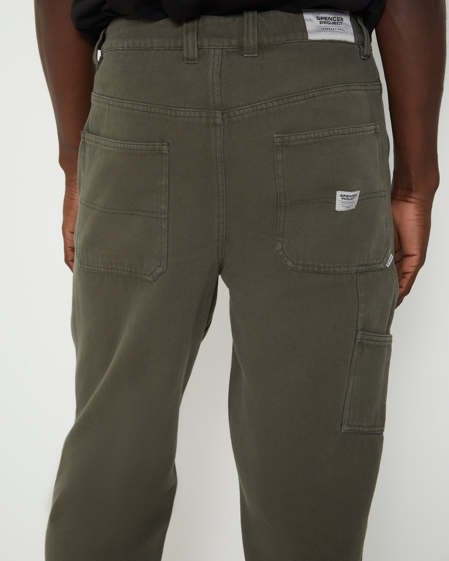Carpenter Pants in Faded Military Green