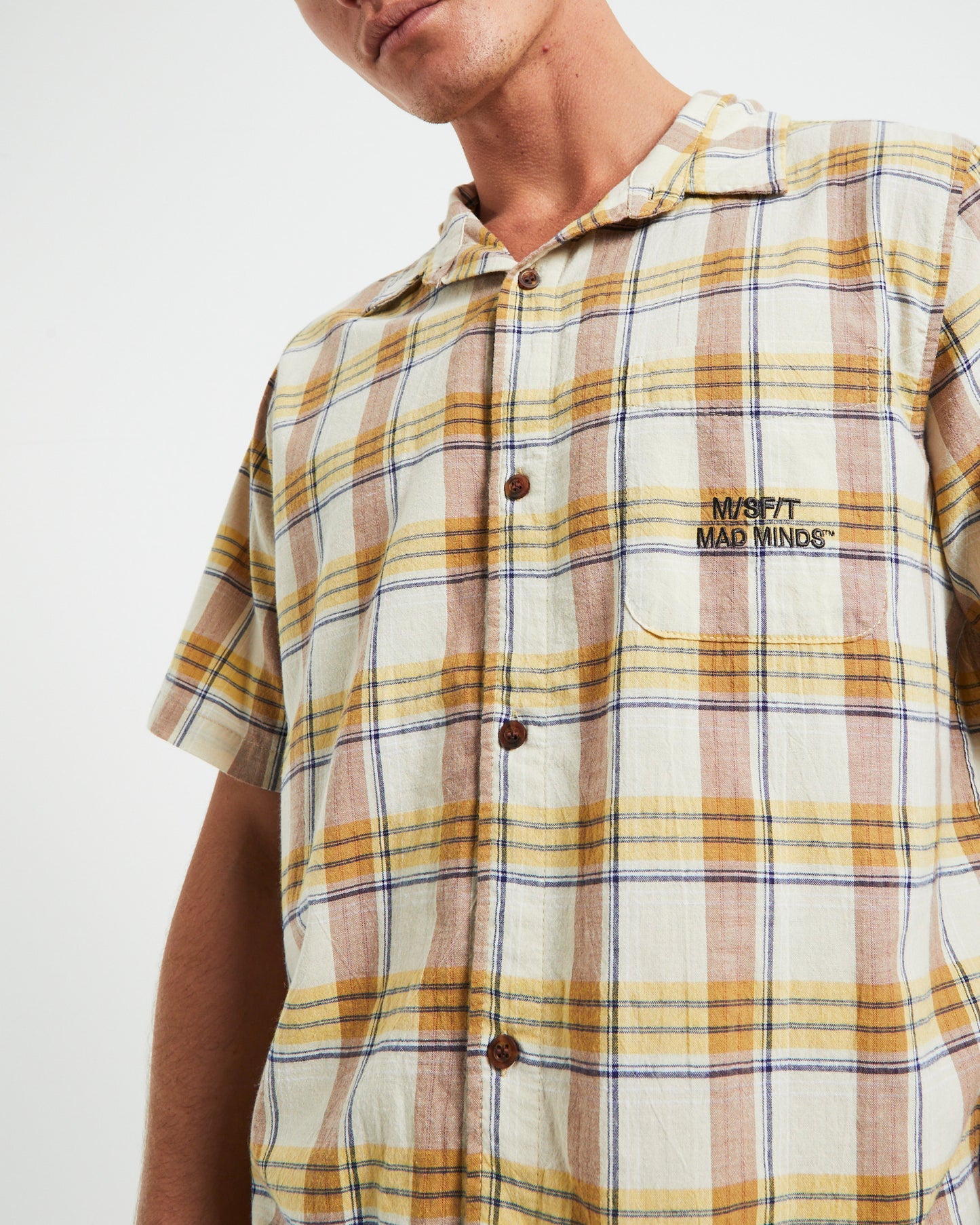 Darling Quartz Short Sleeve Shirt in Tan