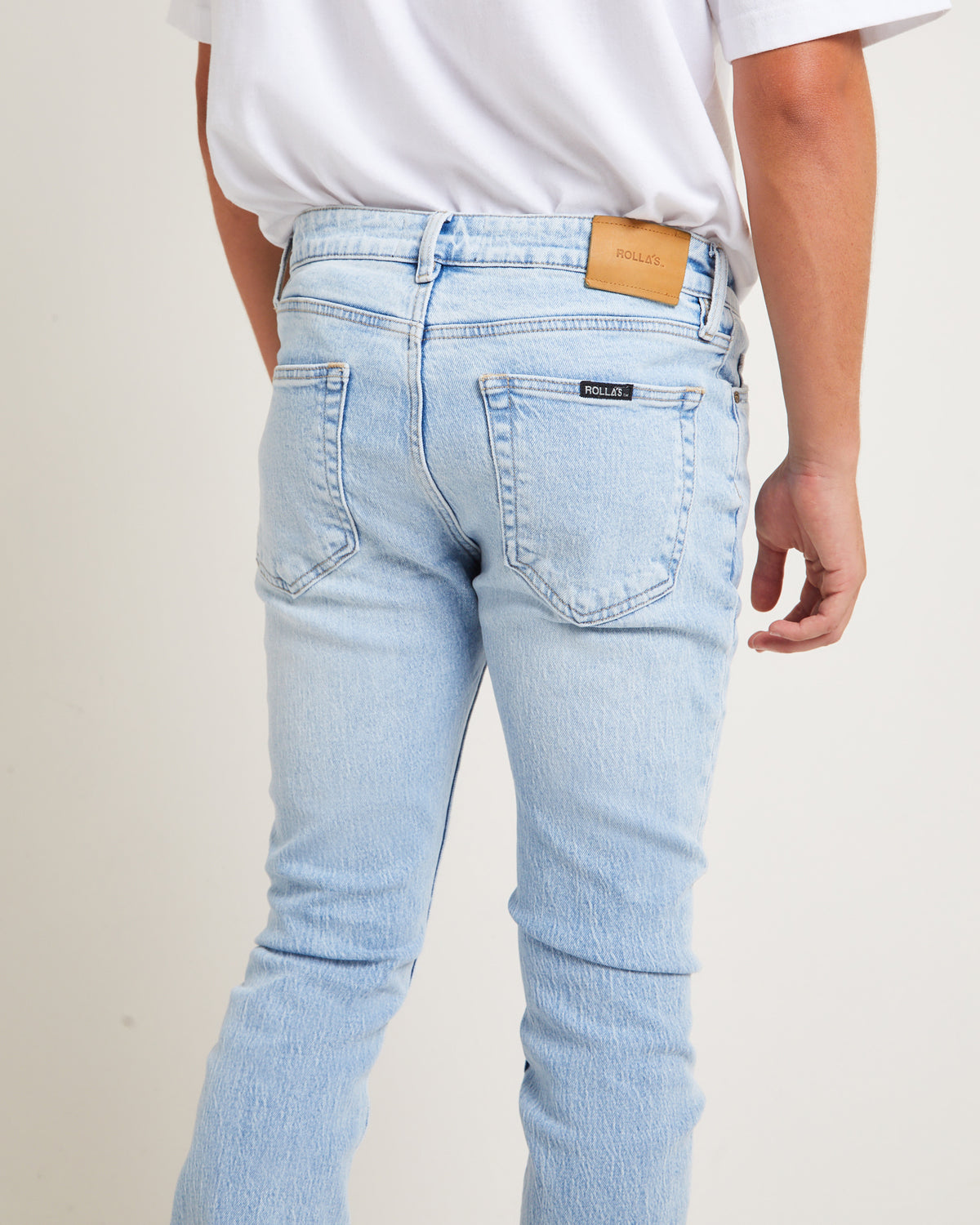 Stinger Crush Rip Slim Denim Jeans RIP