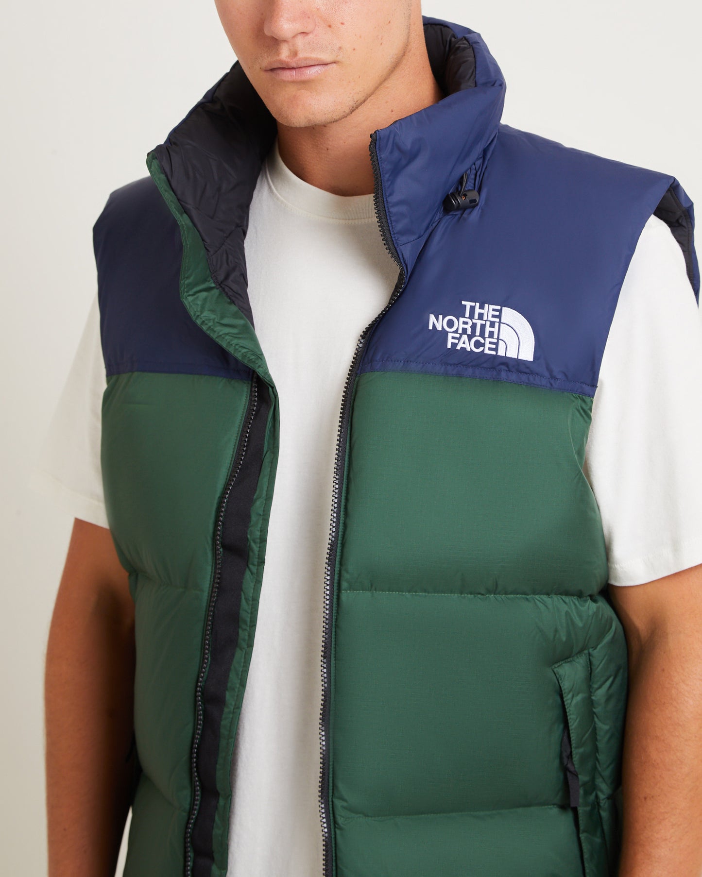 1996 Nuptse Retro Vest in Pine Needle