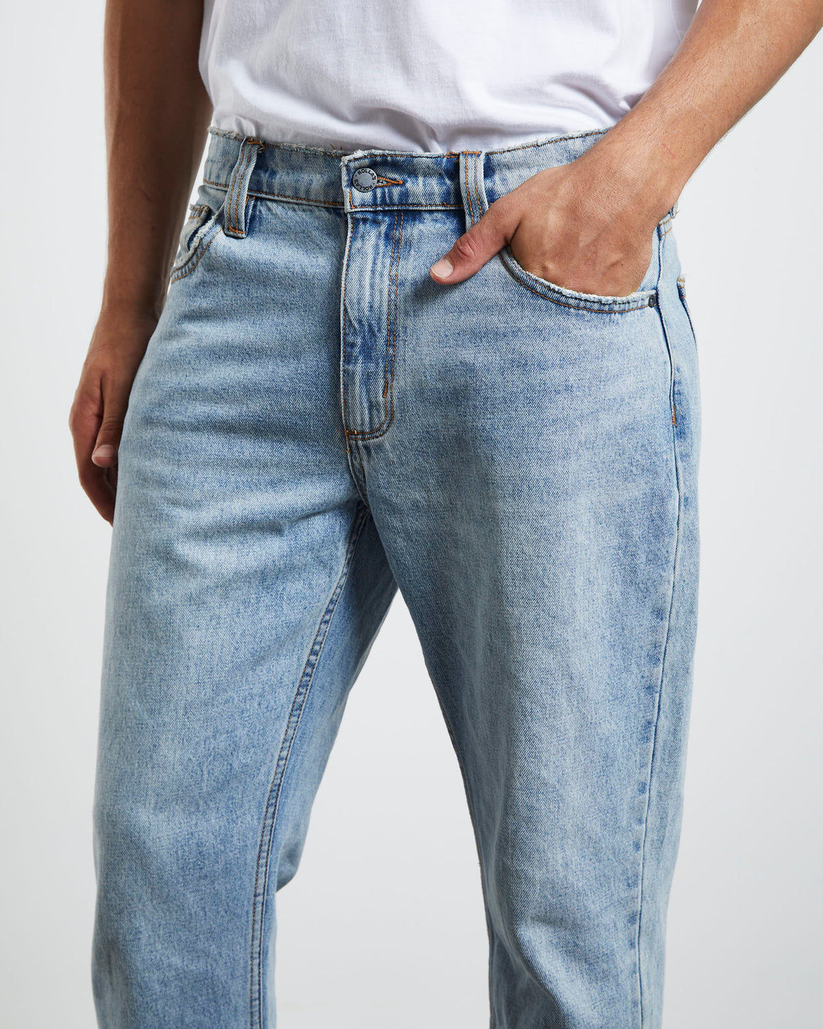 Relaxo Chop Straight Denim Jeans DENIM
