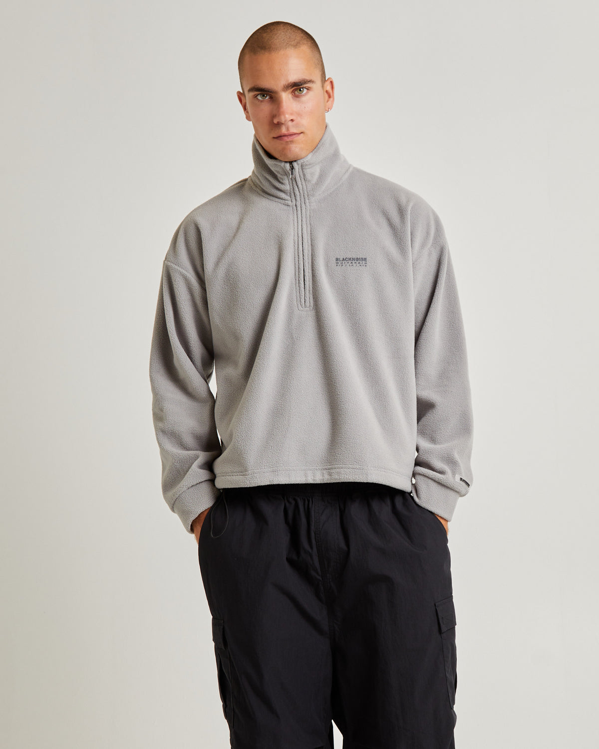 Seeka Polar Fleece Quarter Zip GREY