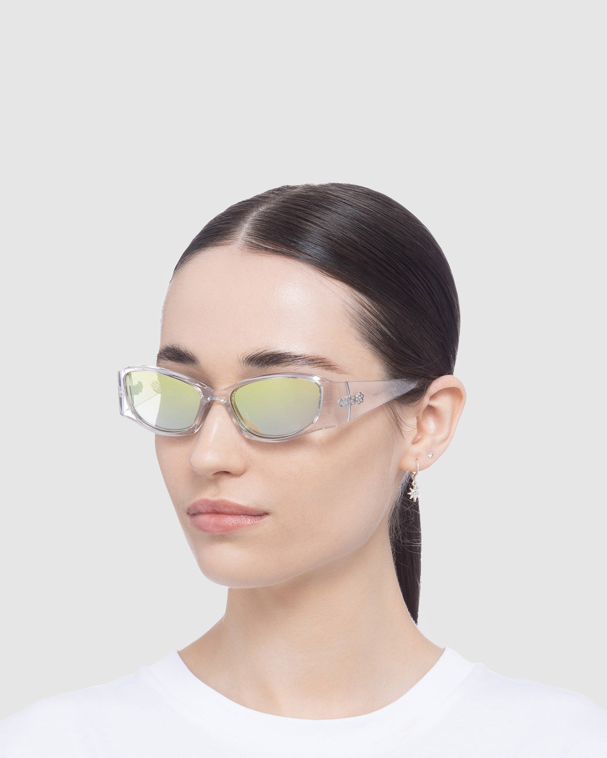 Afends X Le Specs Barrier Sunglasses Clear CLEAR