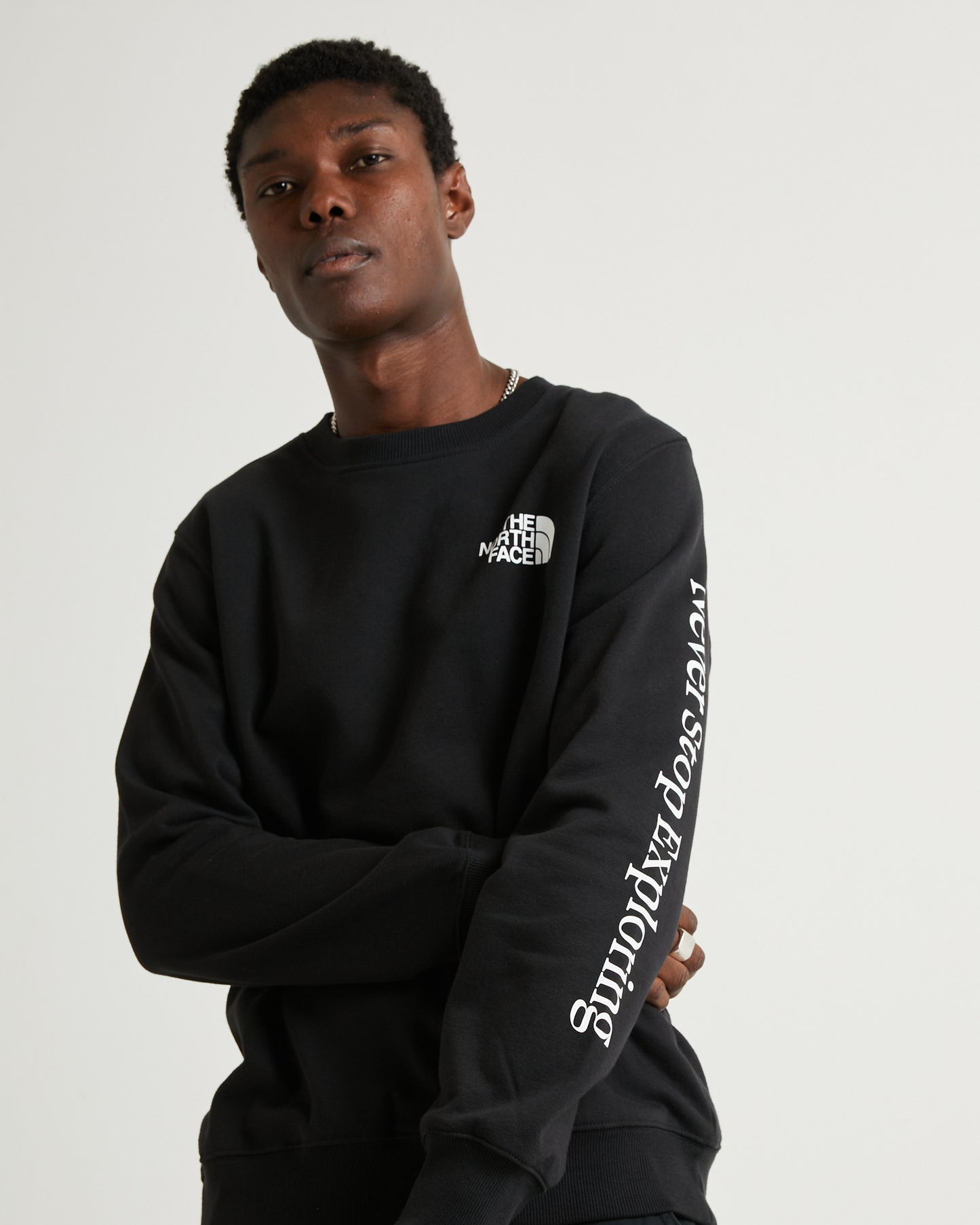 Places We Love Crew Neck Jumper Black