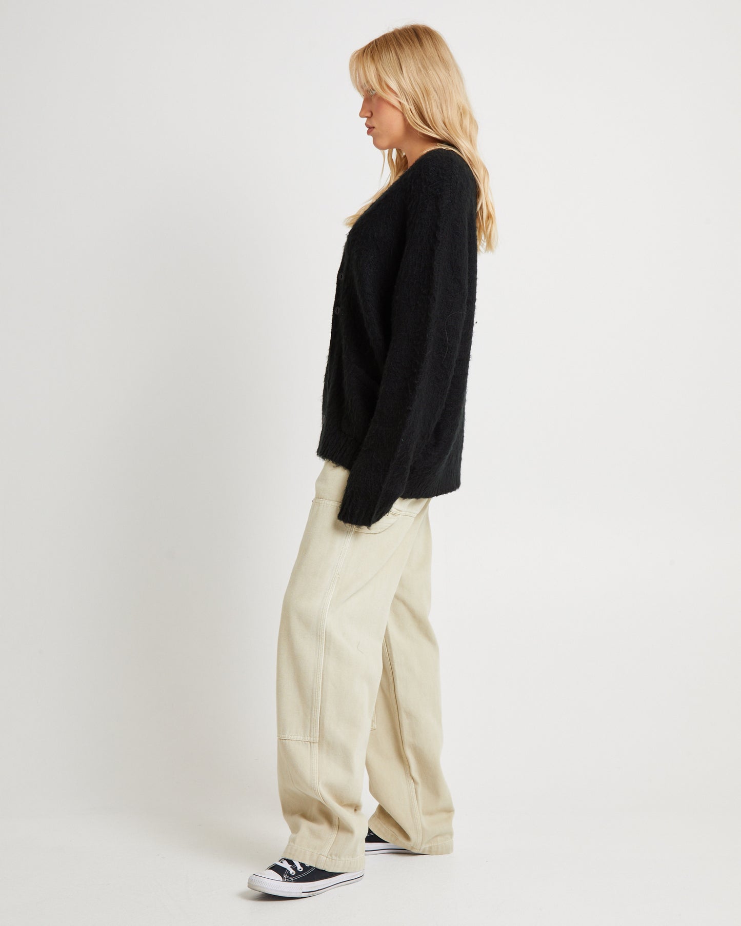 Apologies Cardigan Black