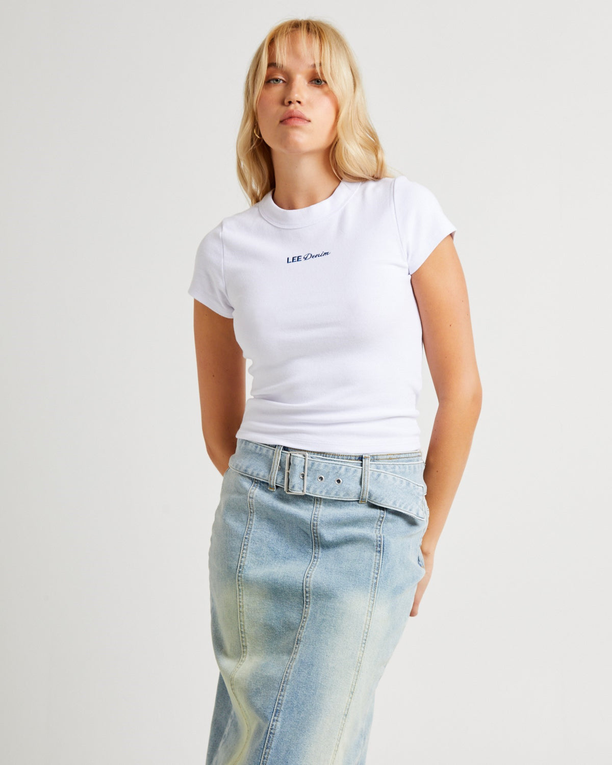 Signature Rib Tee Optic White OPTIC WHITE