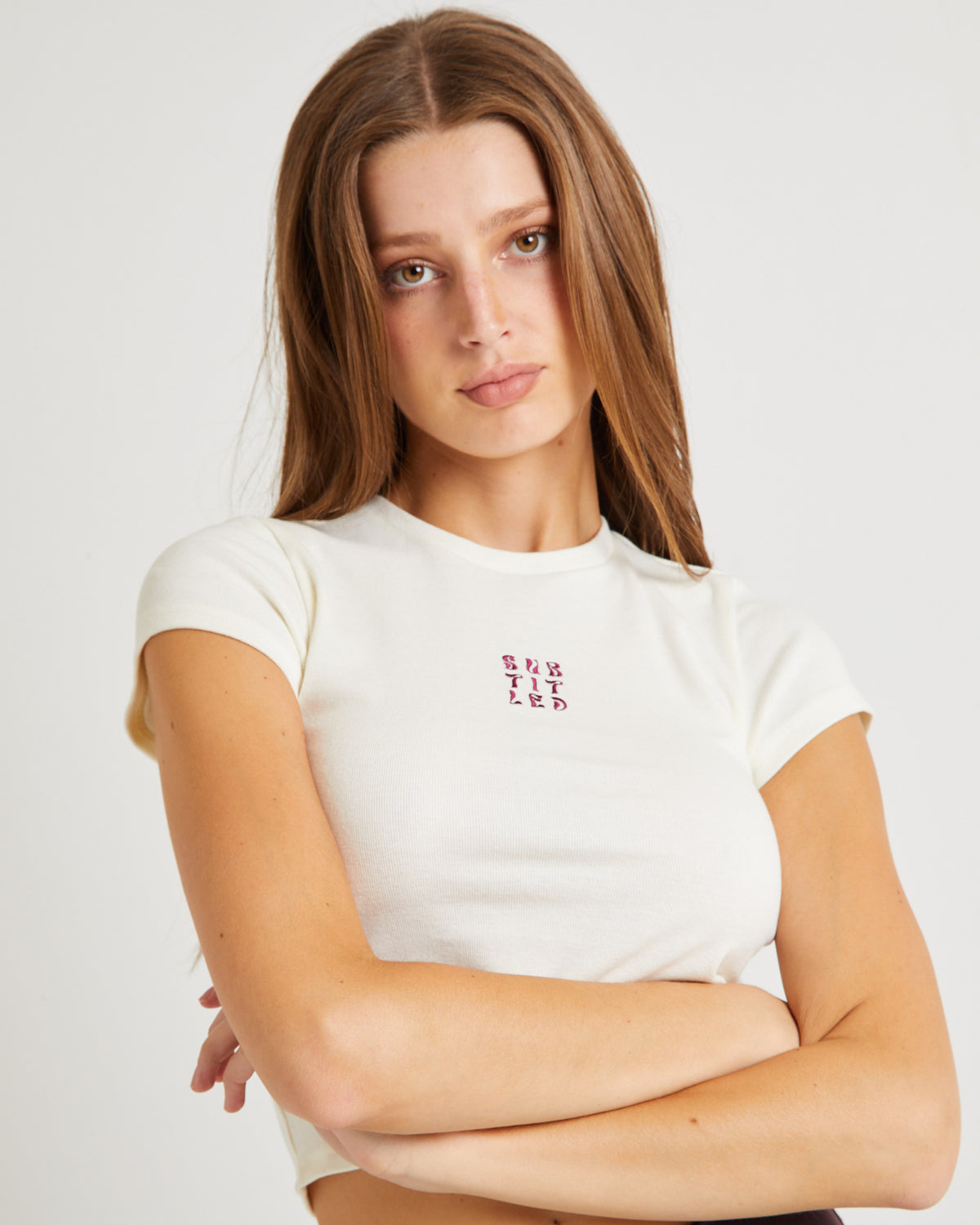 Subtitled Cluster T-Shirt CASHEW