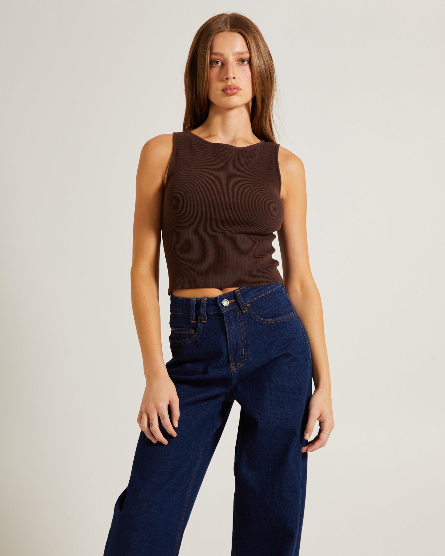 Luxe Knit Slim Fit Tank Top