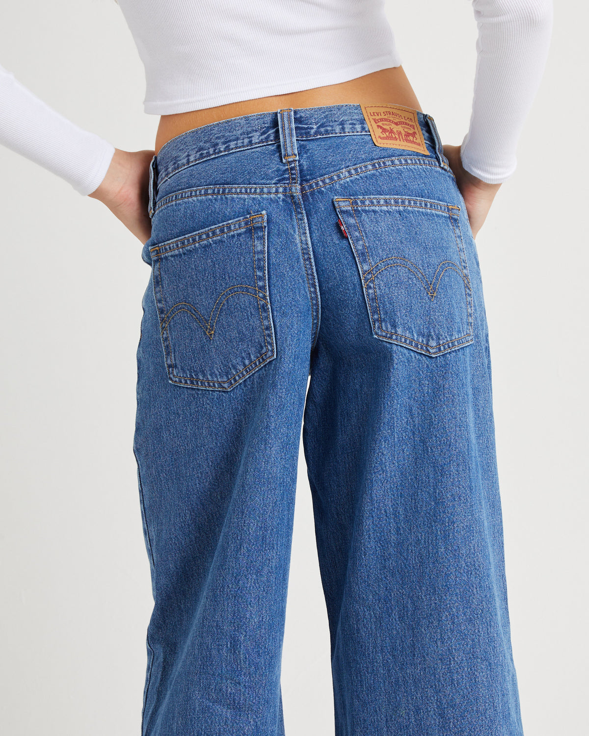 95 Baggy Wide Leg Denim Jeans Take Chances TAKE CHANCES