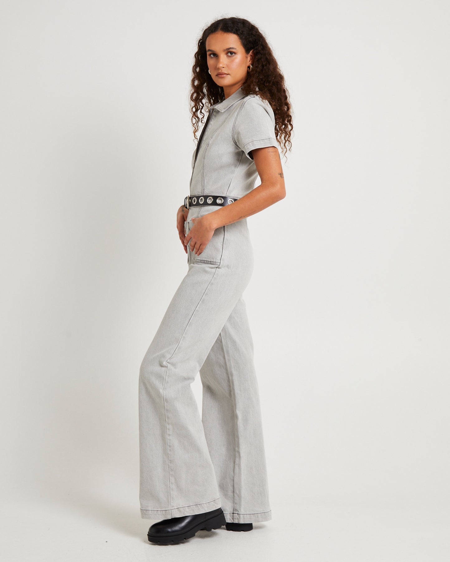Nikki Denim Maxi Boiler Suit