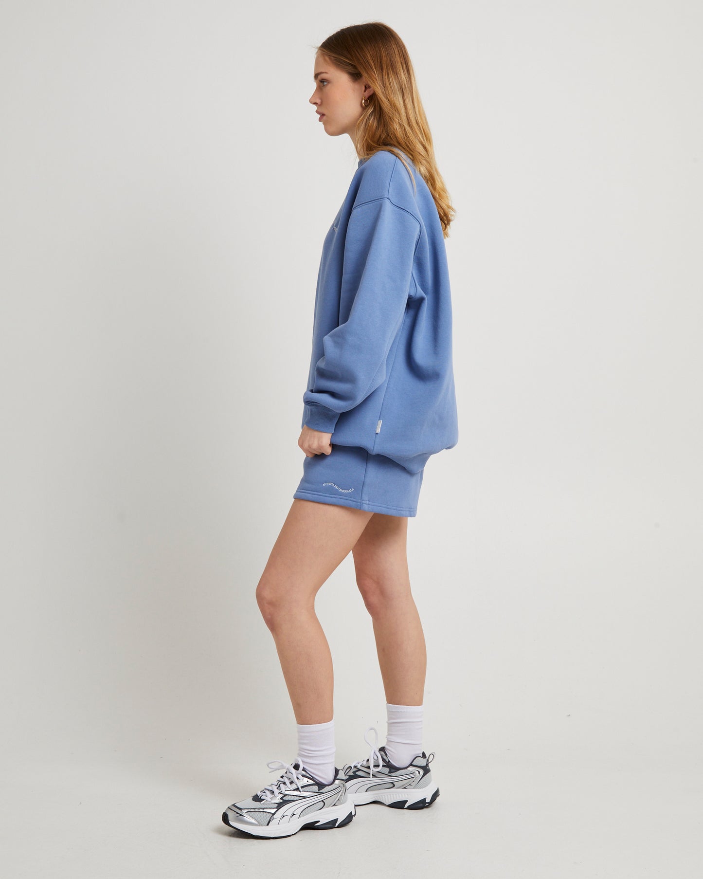 Oversized Wave Origin Fleece Jumper