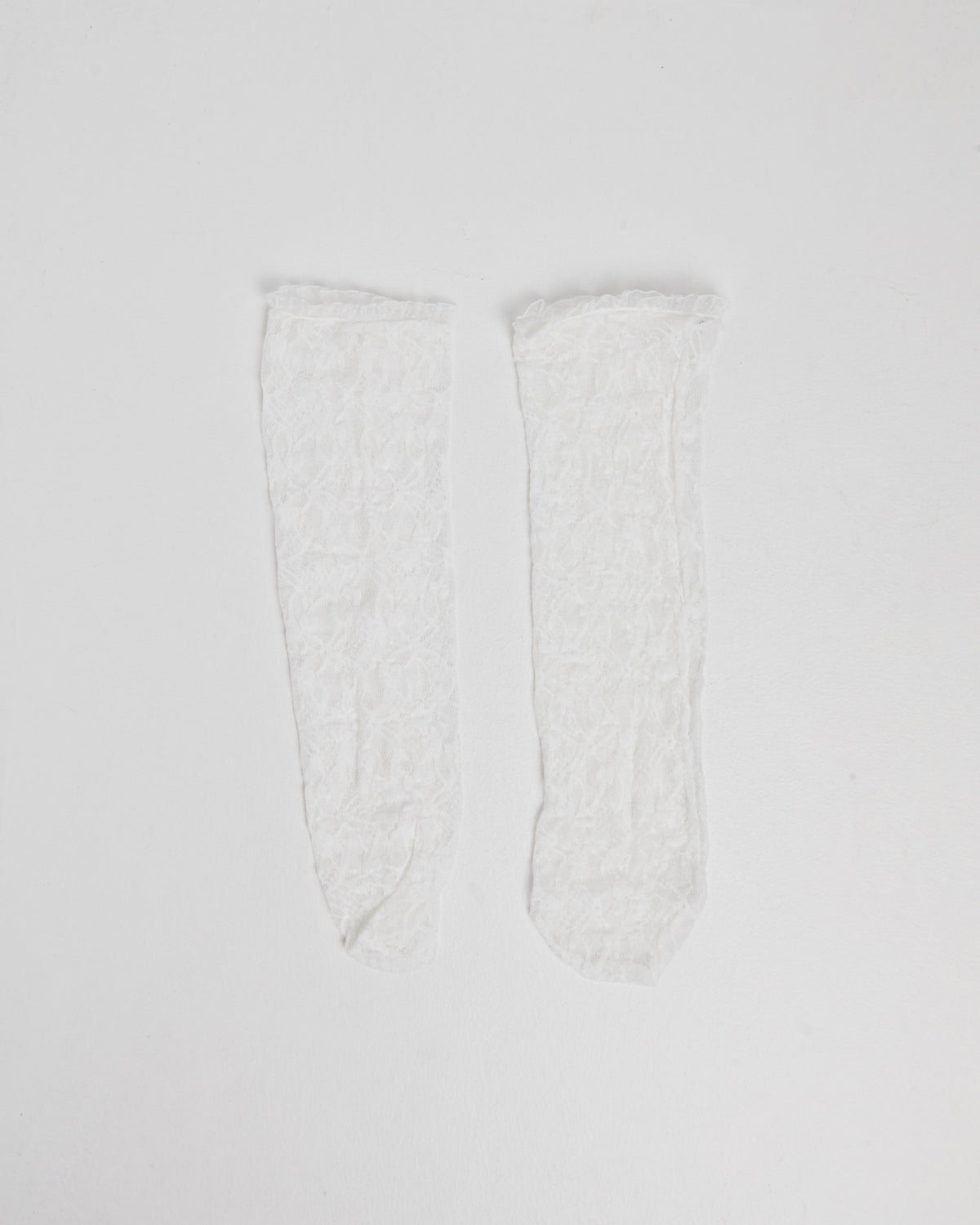 2 Pack Mesh Socks WHITE