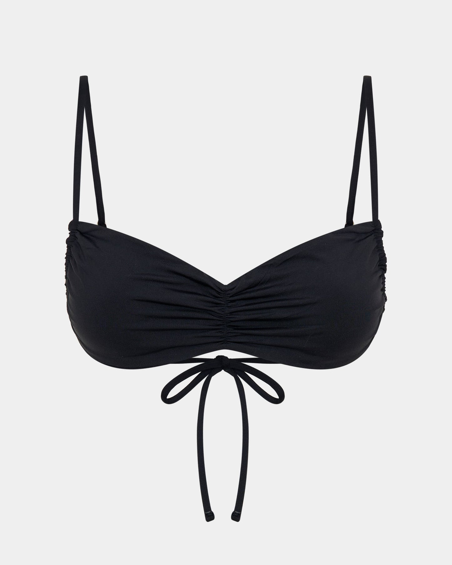 Gather Front Bikini Top