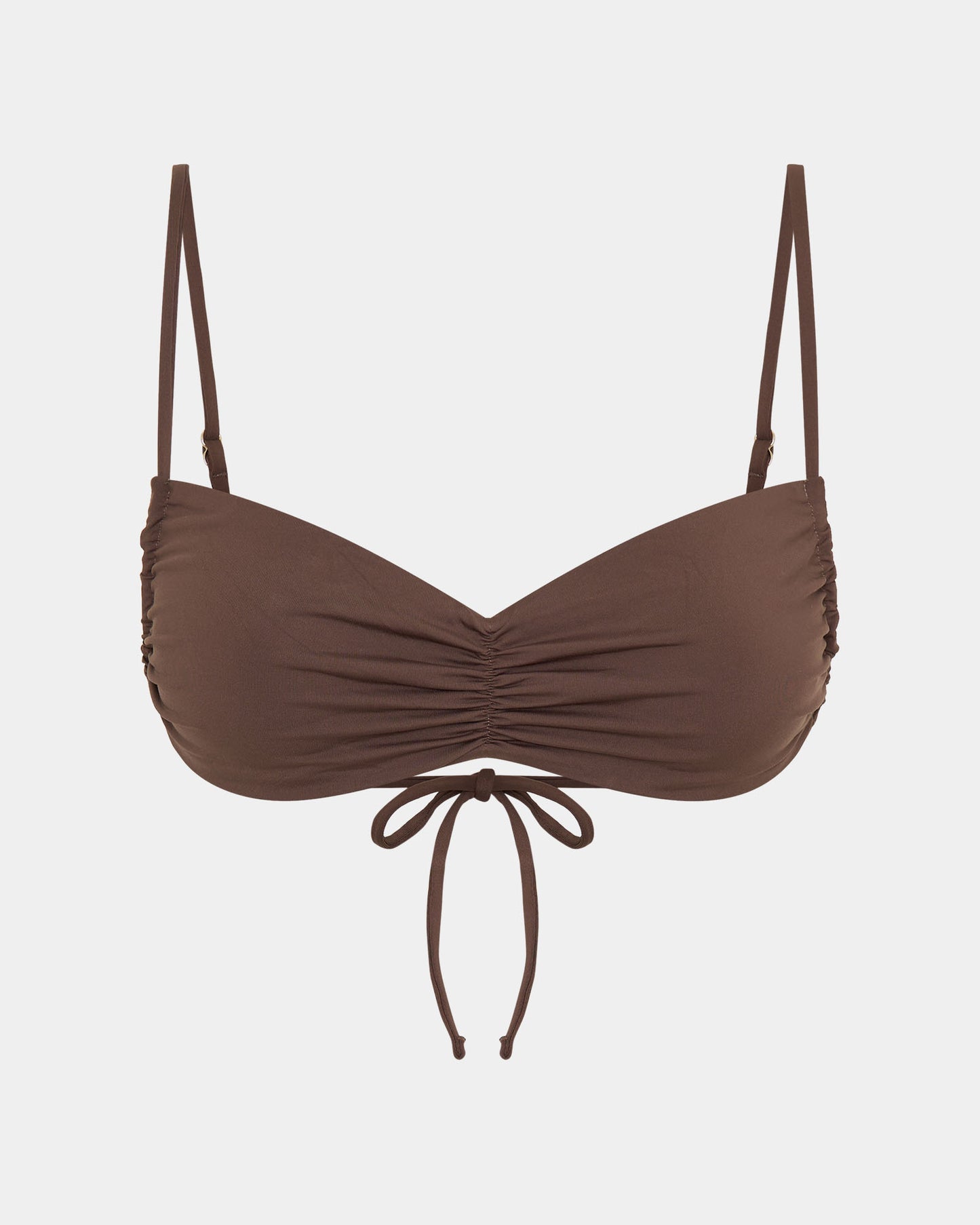 Gather Front Bikini Top