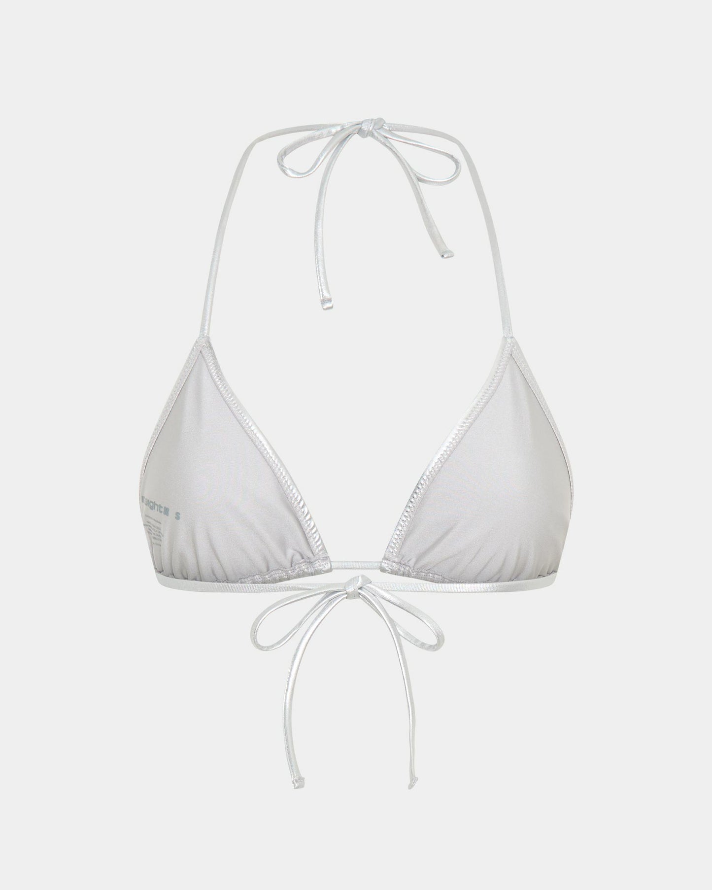 Fae Metal Triangle Bikini Top Bikini Set