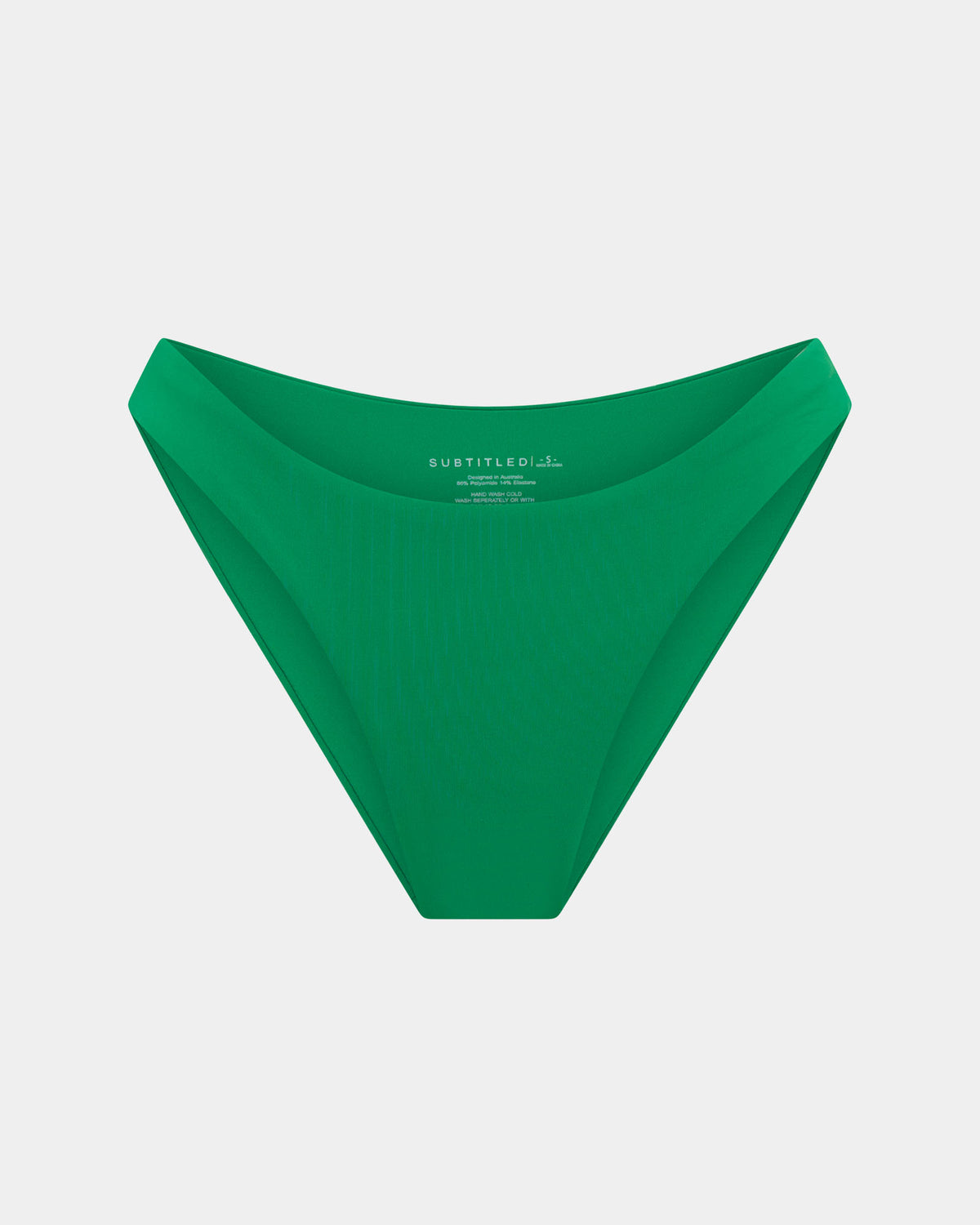 Low Waisted Classic Bikini Bottoms GREEN
