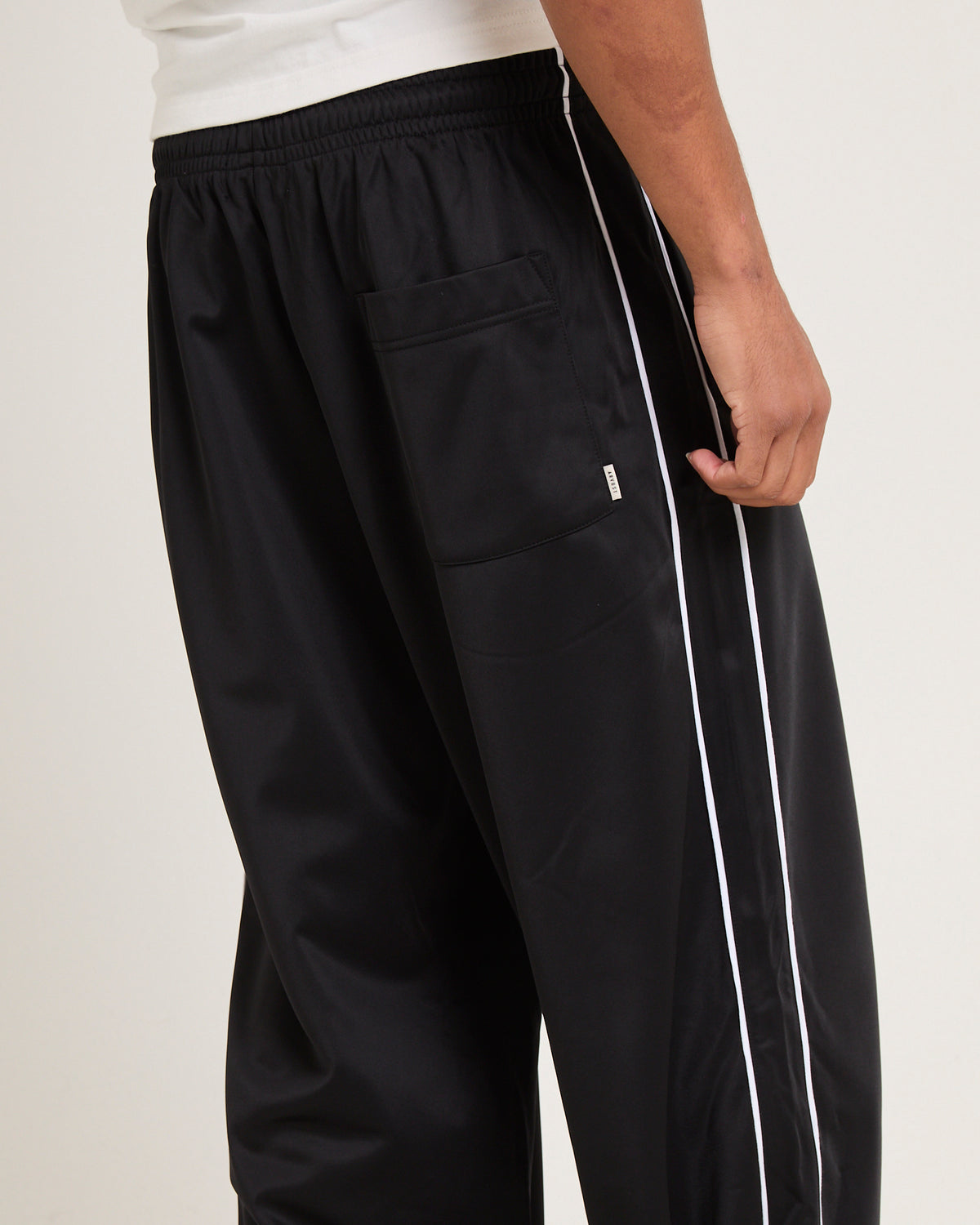 Script Tricot Track Pants BLACK