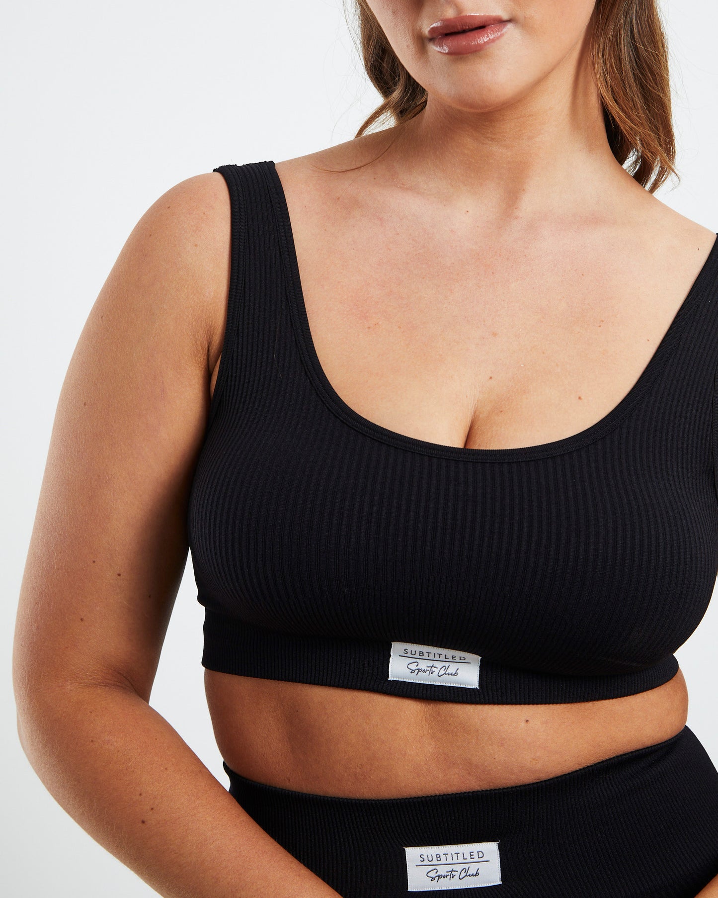Scoop Neck Sports Crop