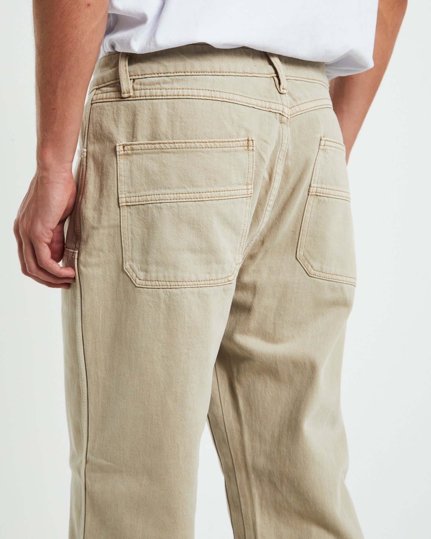 Ezy Panel Beater Jeans in Sand