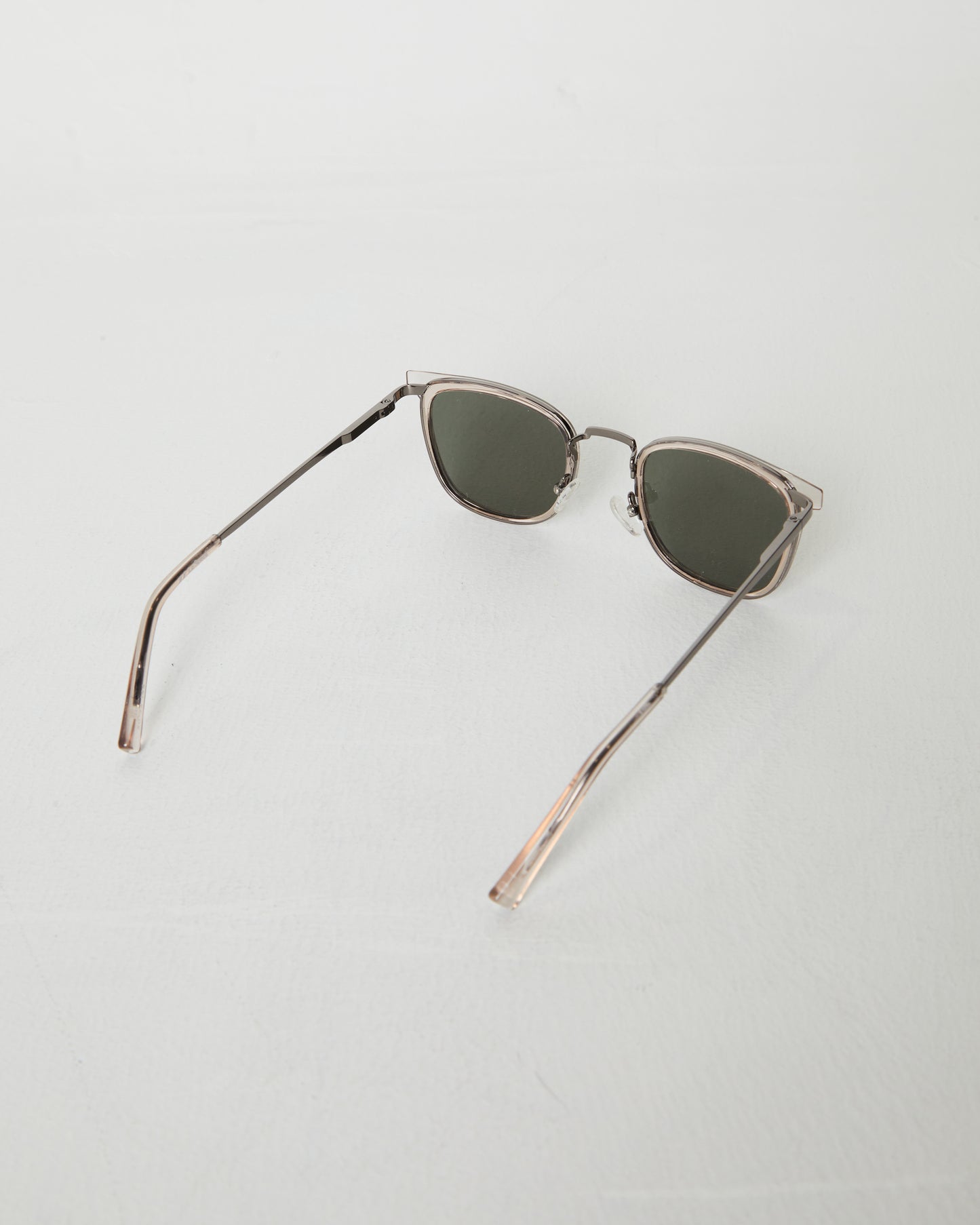 Racketeer Vintage Sunglasses in Clear/Green