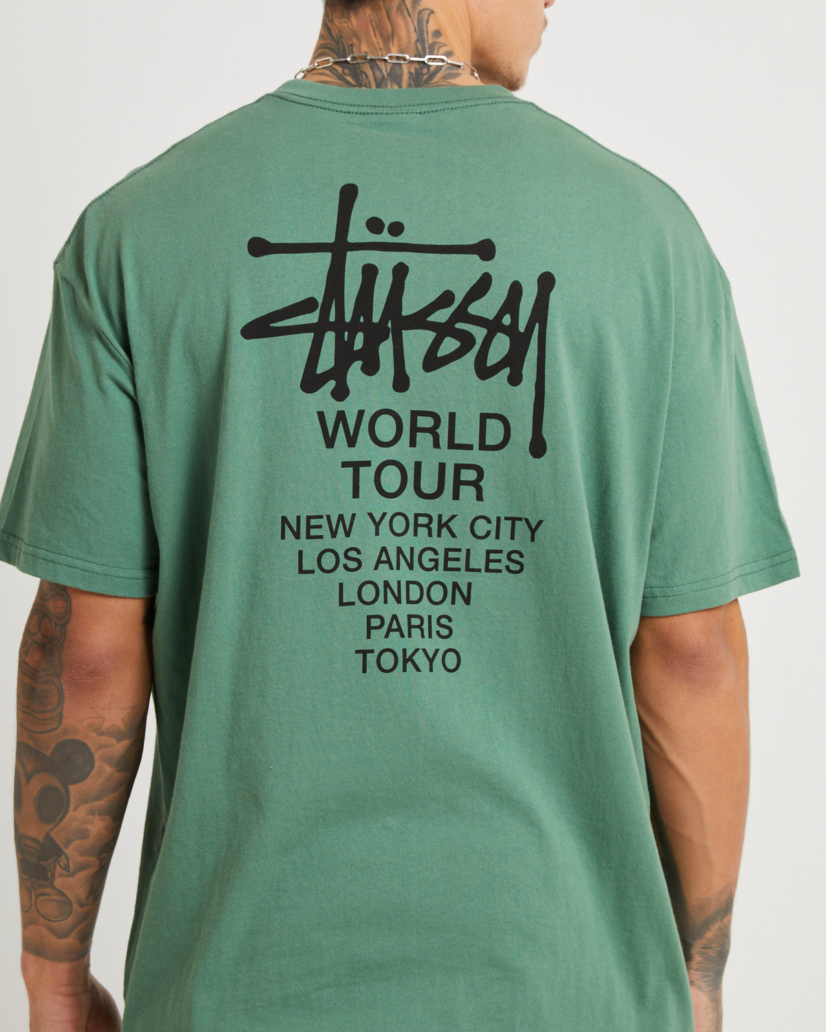 Solid World Tour LCB Short Sleeve T-Shirt GREEN
