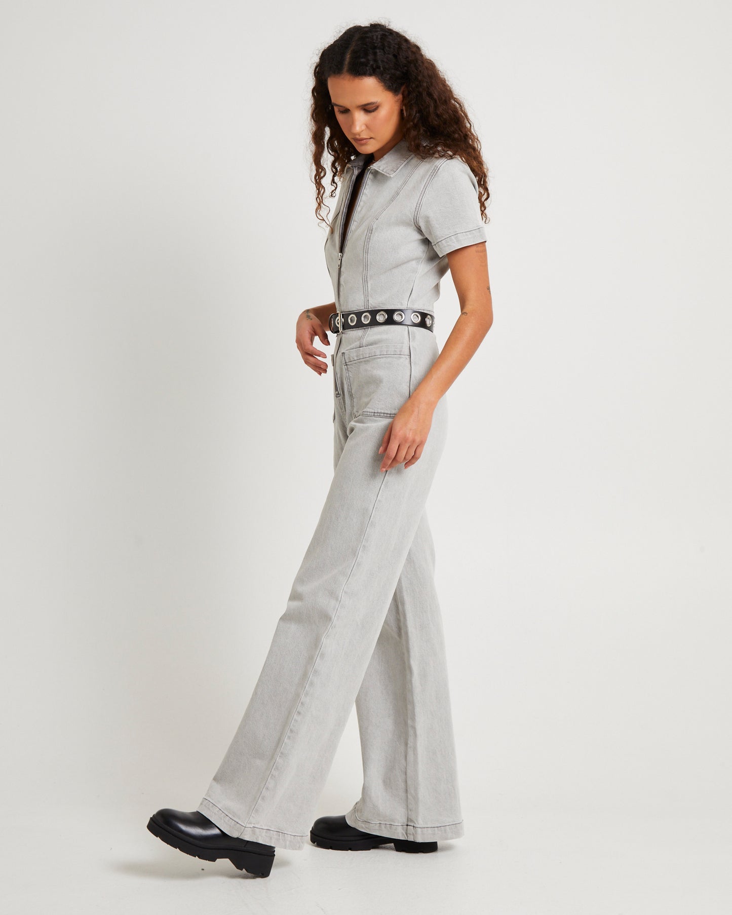 Nikki Denim Maxi Boiler Suit