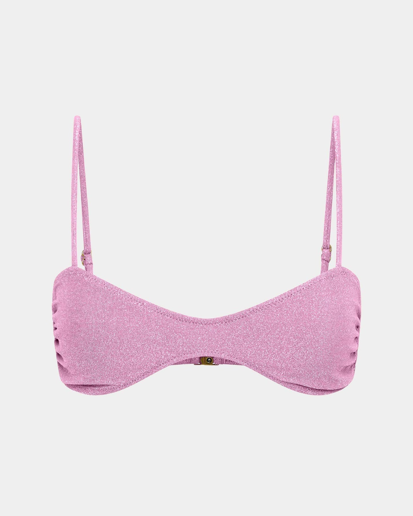Lurex Curve Crop Bikini Top