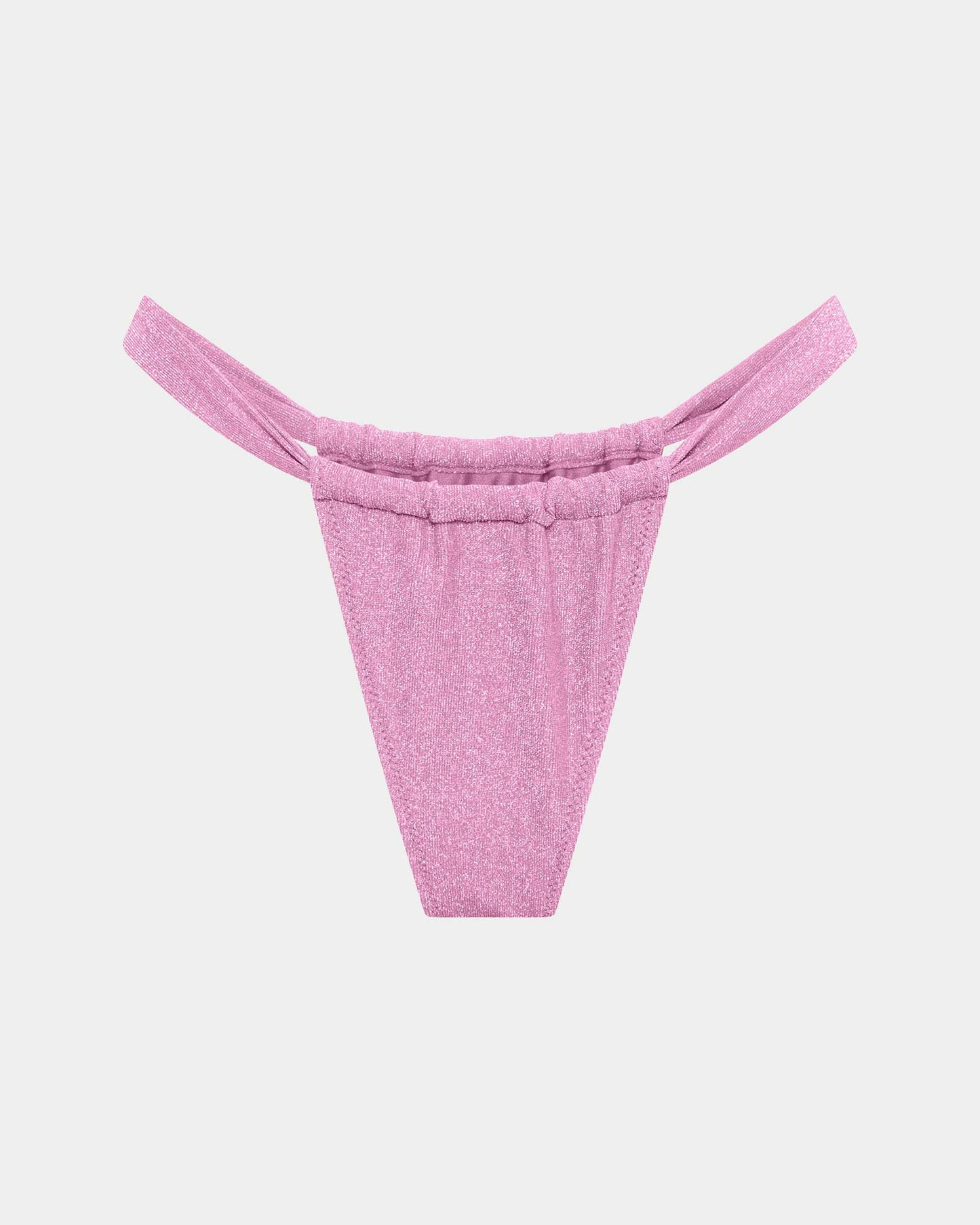 Lurex Gather Bikini Bottom
